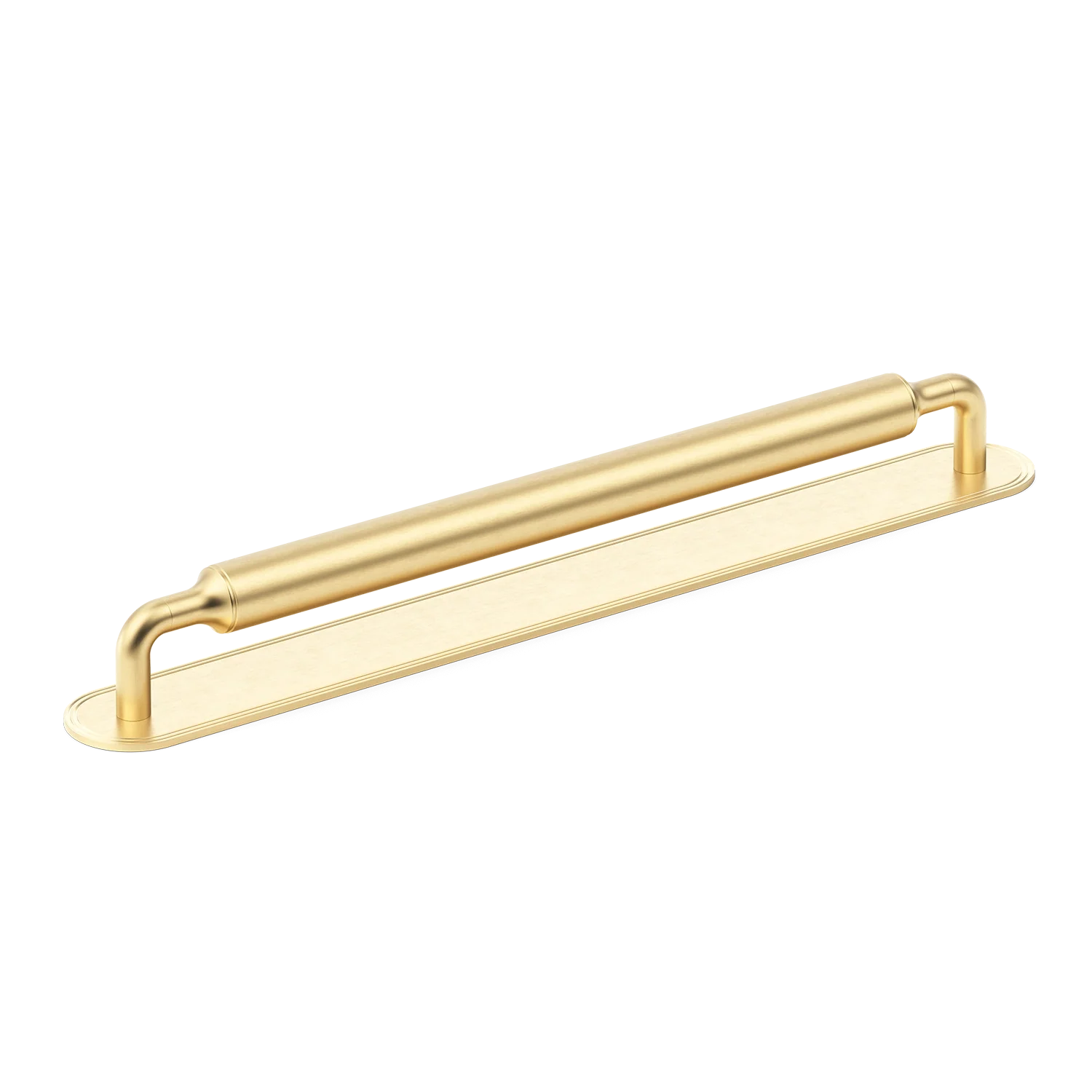 Armac Martin Barwick Plain Appliance Pull with Backplate