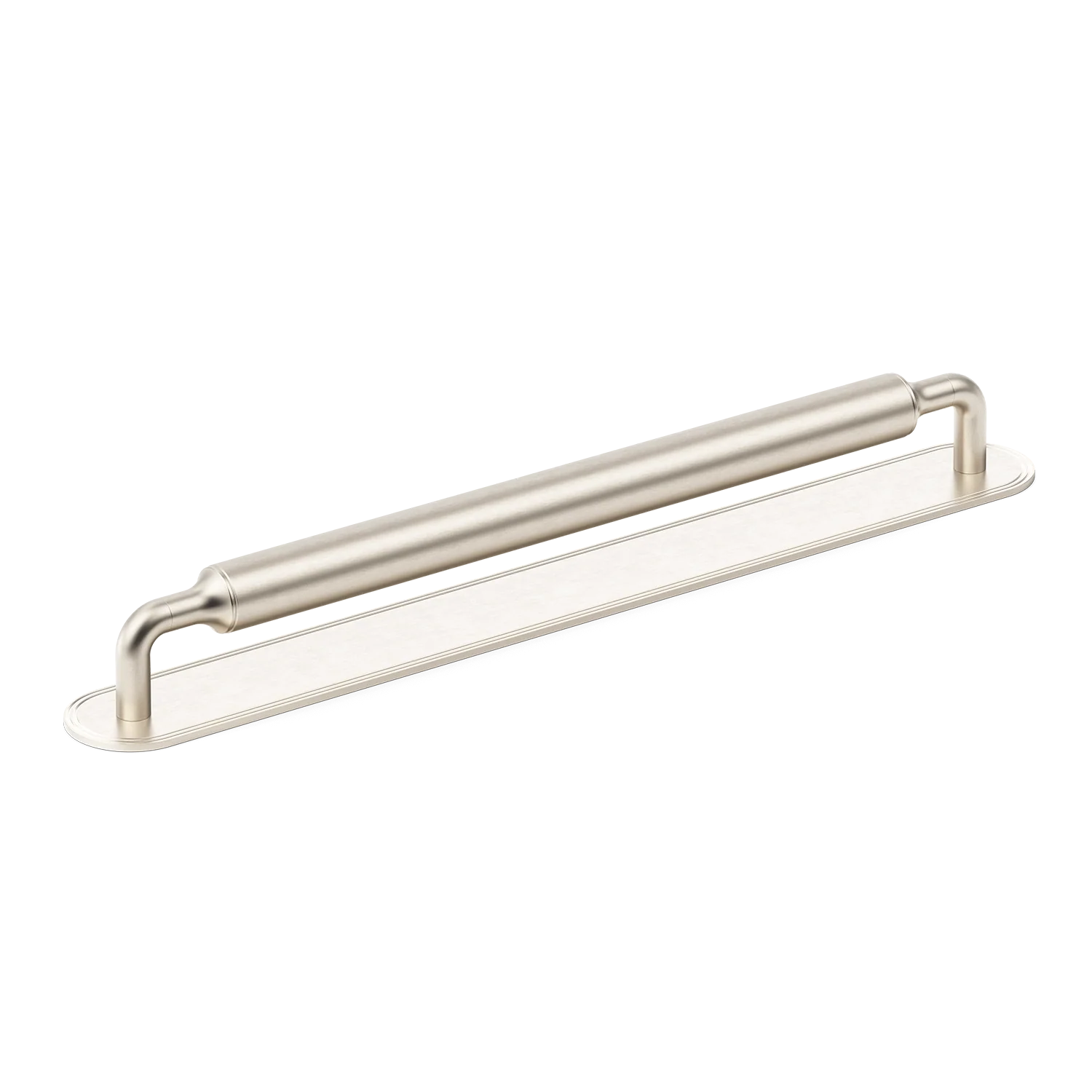 Armac Martin Barwick Plain Appliance Pull with Backplate