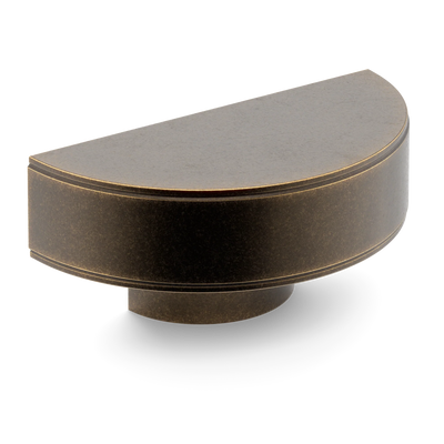 Armac Martin Barwick Plain D-pull Handle in 100mm / Dark Aged Brass