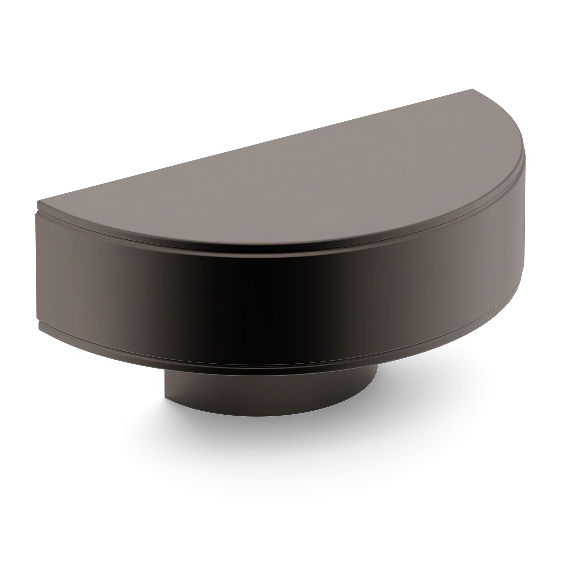 Armac Martin Barwick Plain D-pull Handle in 100mm / Dark Bronze