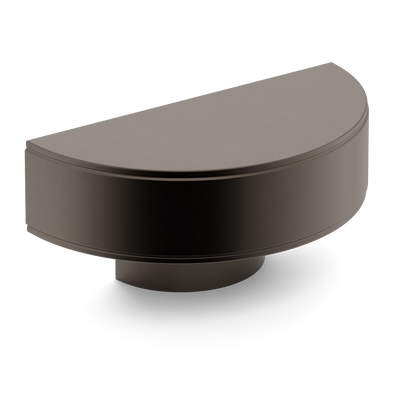 Armac Martin Barwick Plain D-pull Handle in 100mm / Dark Bronze