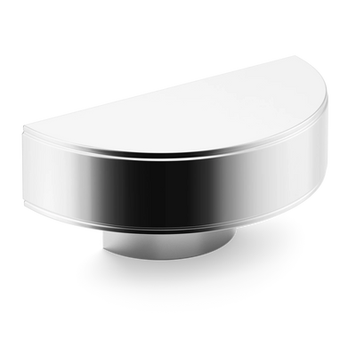 Armac Martin Barwick Plain D-pull Handle in 100mm / Polished Chrome Plate