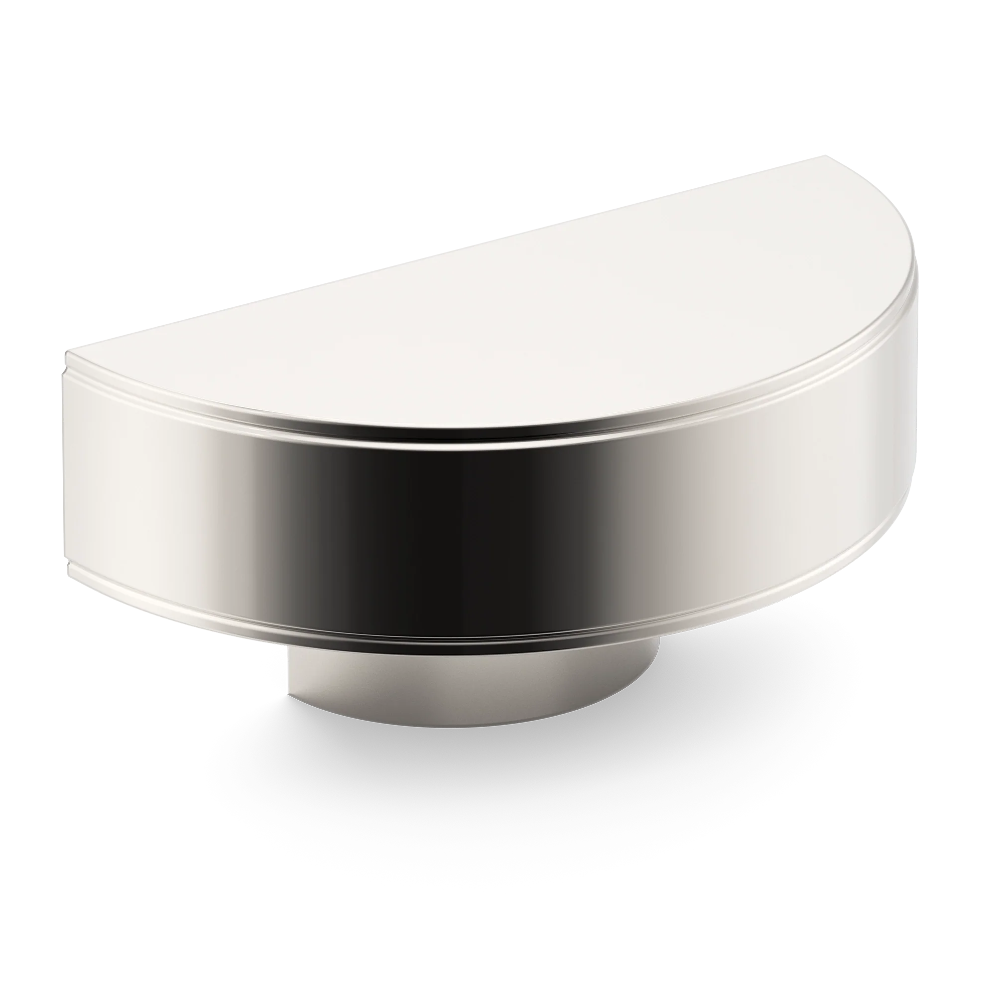 Armac Martin Barwick Plain D-pull Handle in 100mm / Polished Nickel Plate