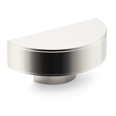 Armac Martin Barwick Plain D-pull Handle in 100mm / Polished Nickel Plate