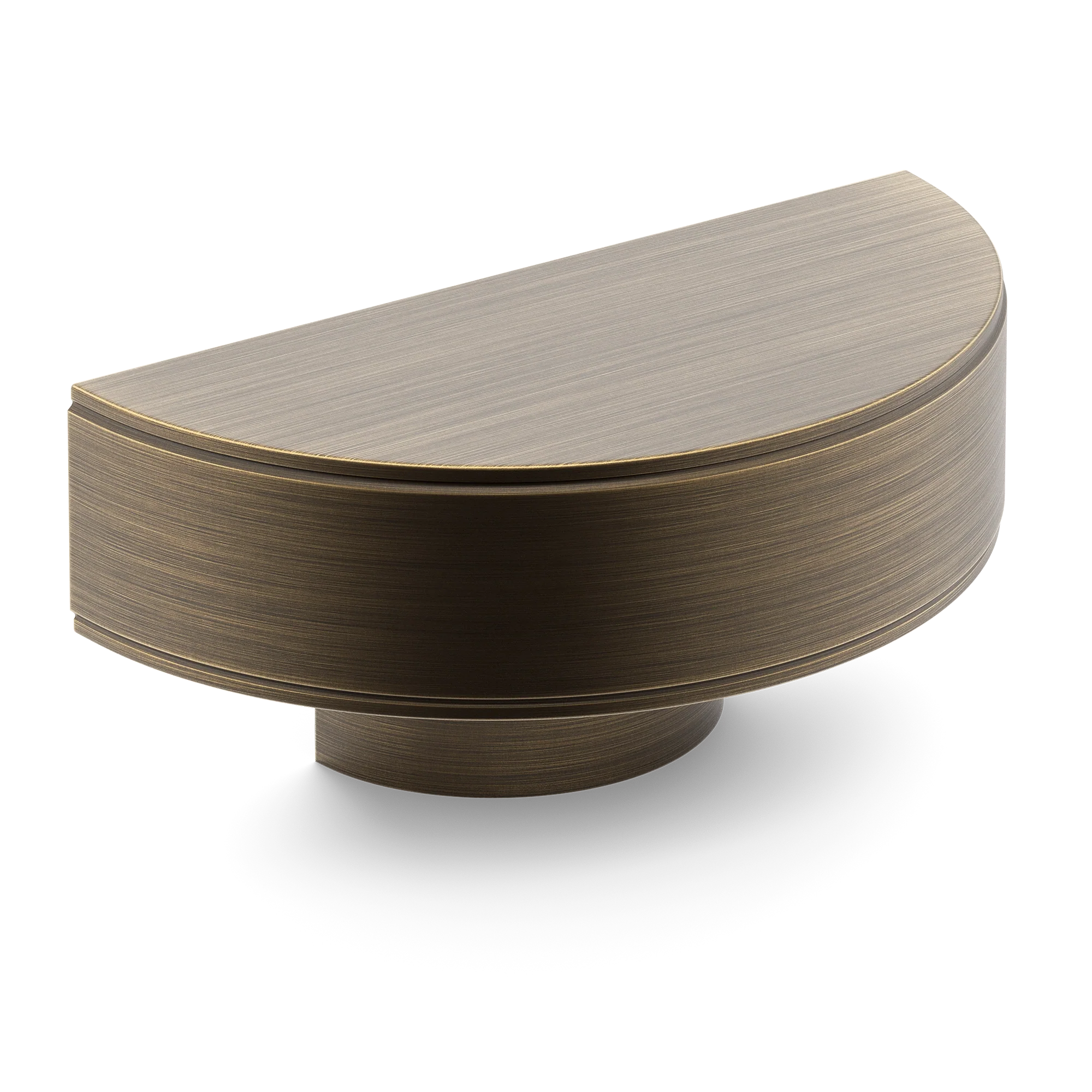 Armac Martin Barwick Plain D-pull Handle in 100mm / Satin Antique Satin Lacquered