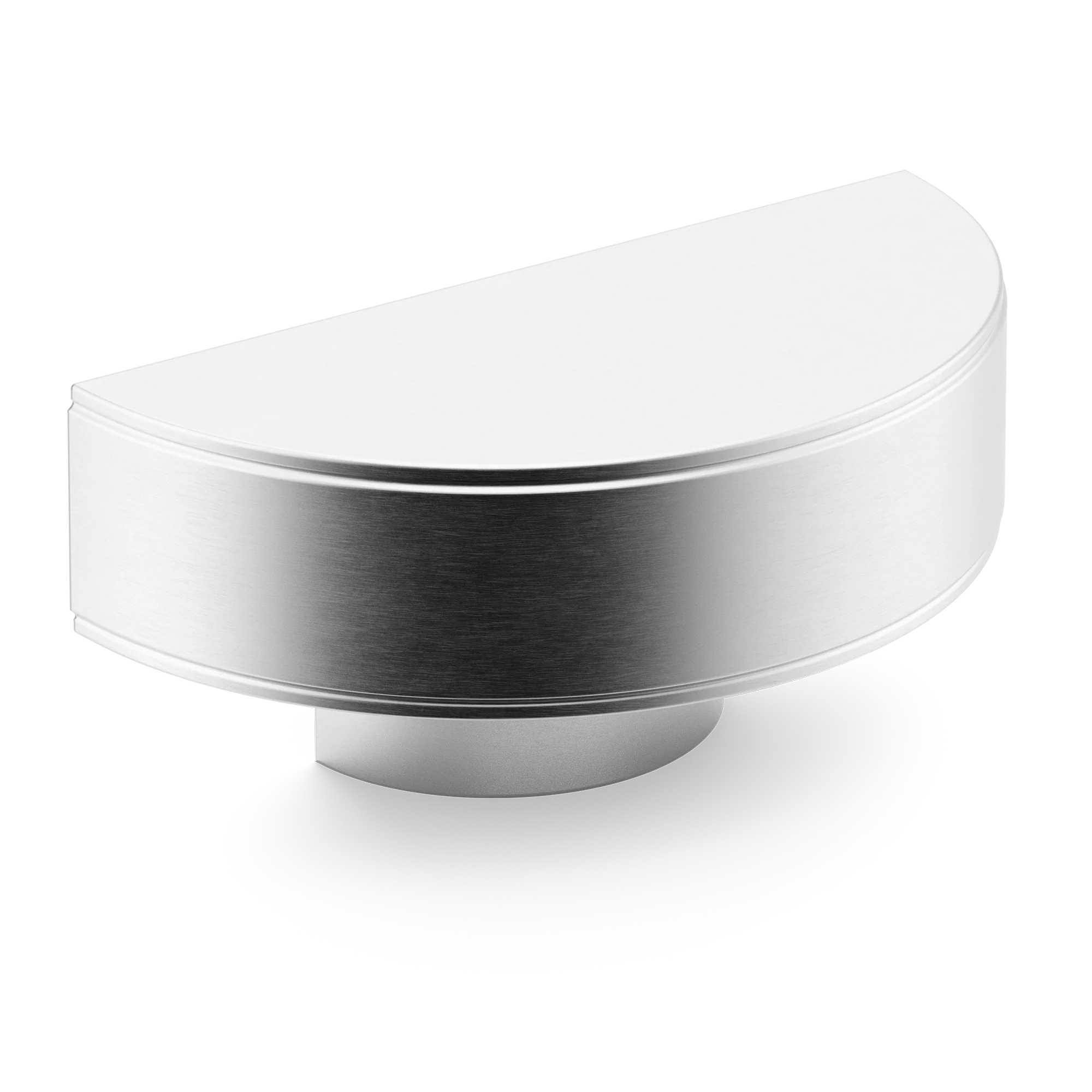 Armac Martin Barwick Plain D-pull Handle in 100mm / Satin Chrome Plate