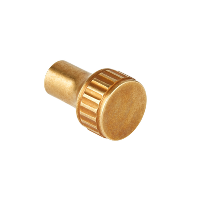 Armac Martin Barwick Ridged Robe Hook in 22mm / Burnished Brass