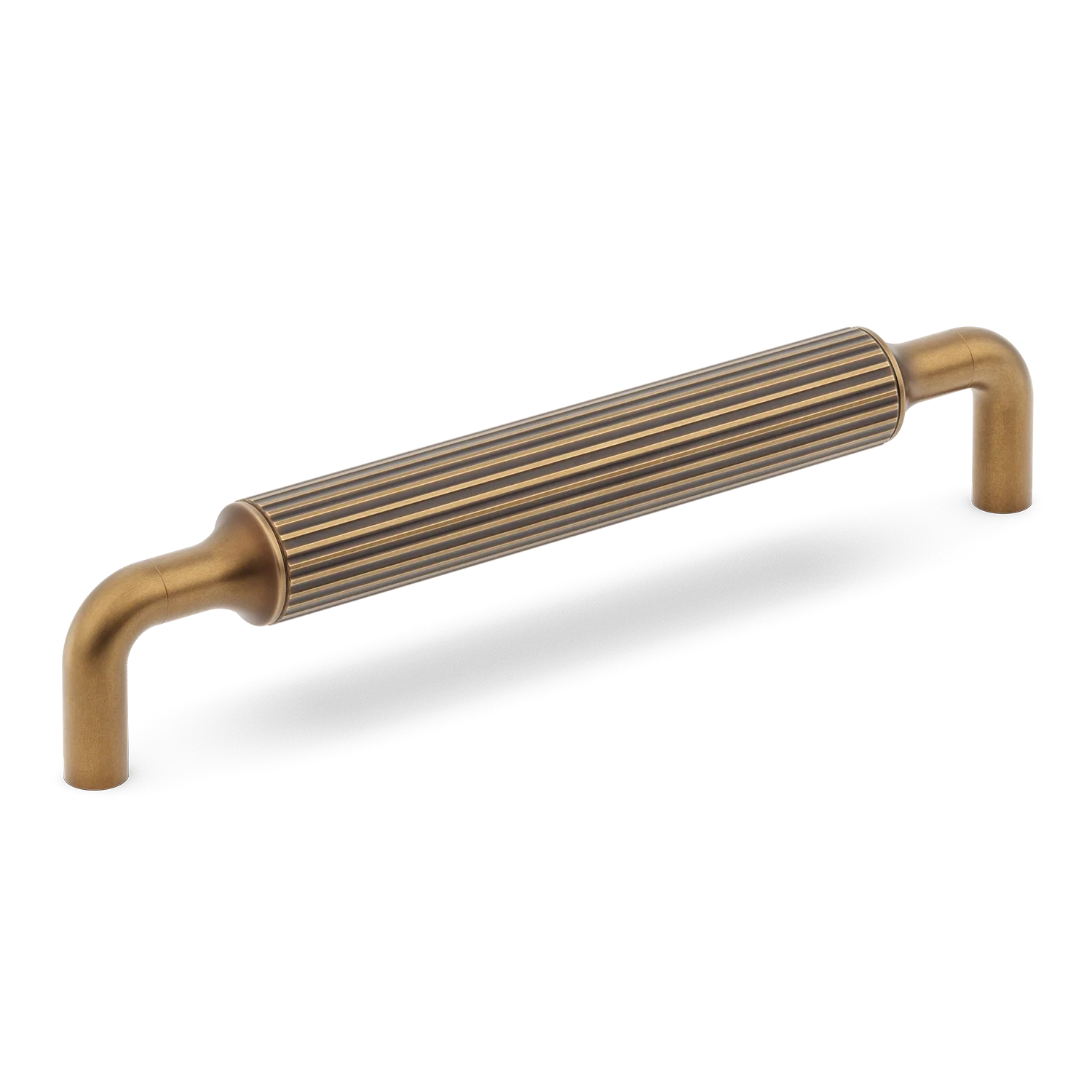 Armac Martin Barwick Ridged Cabinet Pull Handle in 128mm / Fine English Antique