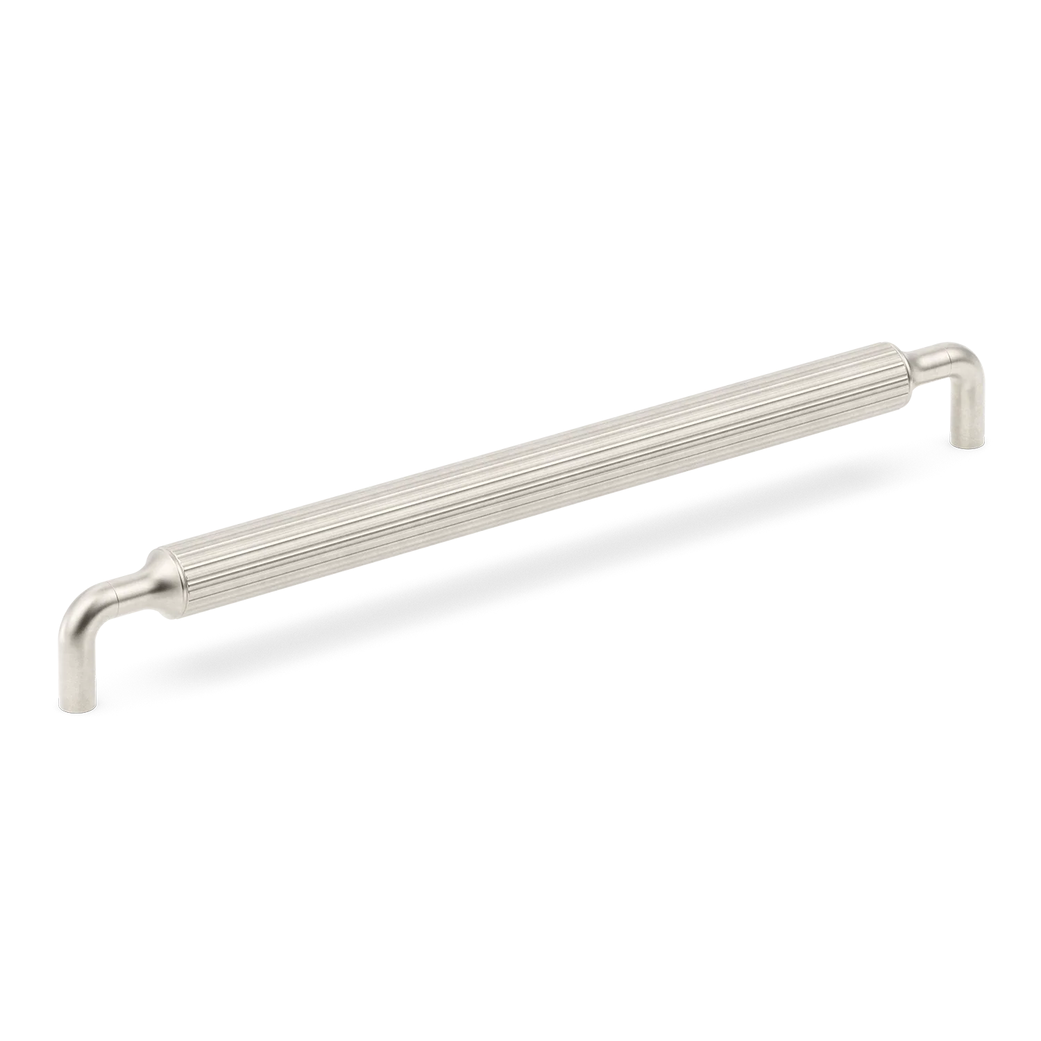 Armac Martin Barwick Ridged Appliance Pull in 384mm / Barrelled Nickel Plate