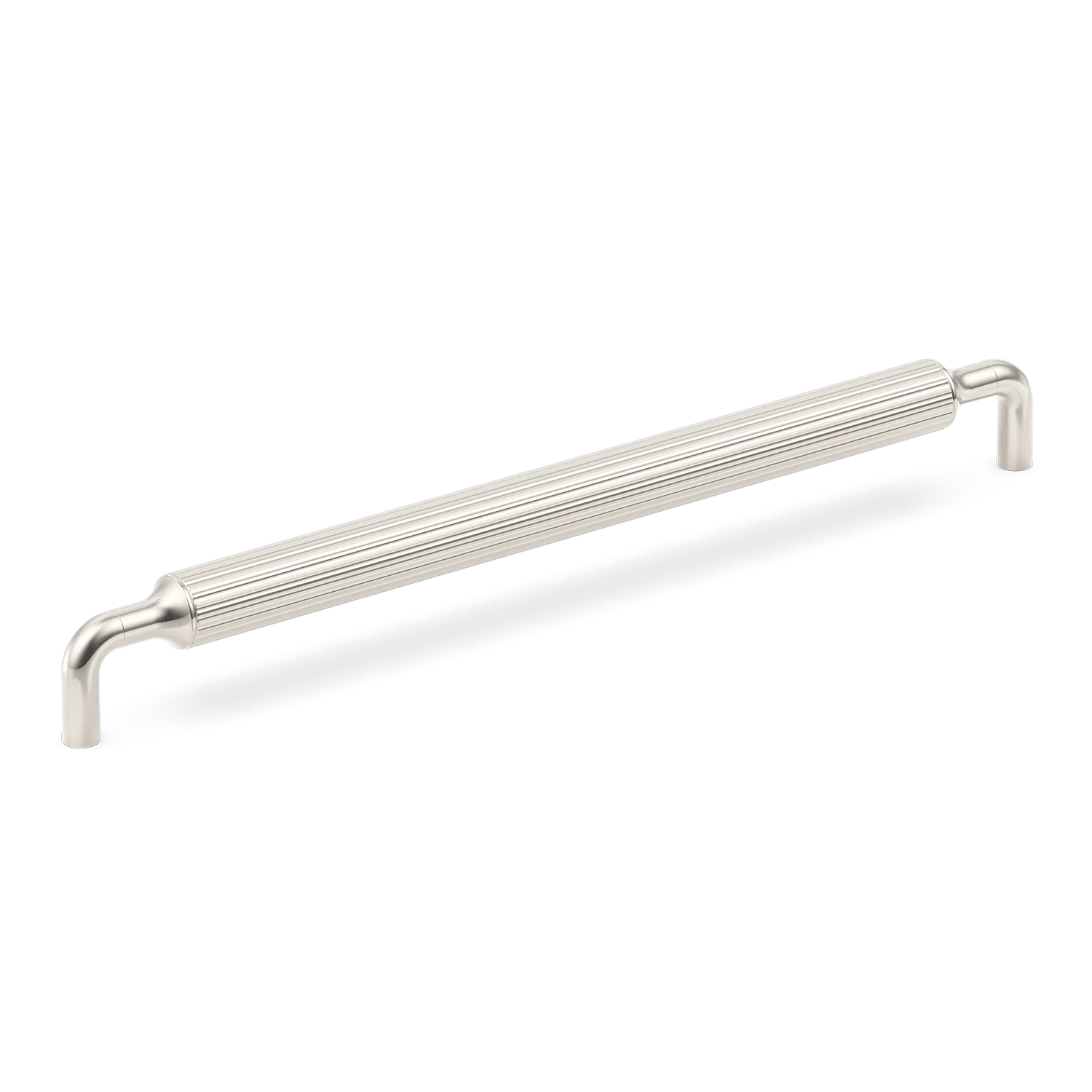 Armac Martin Barwick Ridged Appliance Pull in 384mm / Polished Nickel Plate