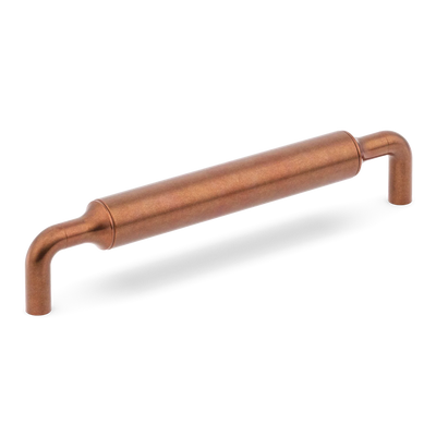 Armac Martin Barwick Plain Cabinet Pull Handle in 128mm / Aged Copper