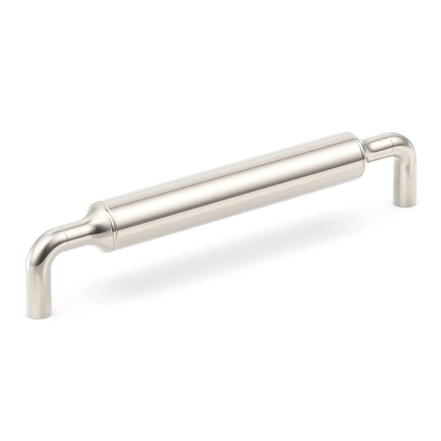 Armac Martin Barwick Plain Cabinet Pull Handle in 128mm / Polished Nickel Plate