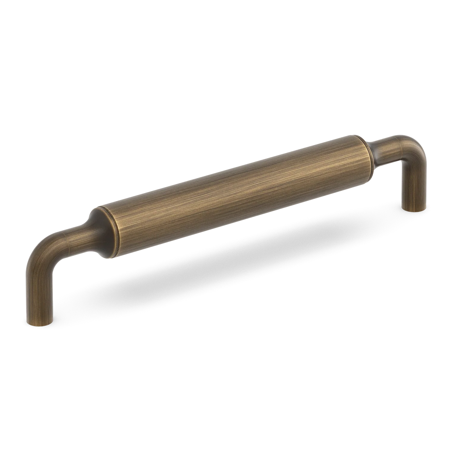 Armac Martin Barwick Plain Cabinet Pull Handle in 128mm / Satin Antique Satin Lacquered