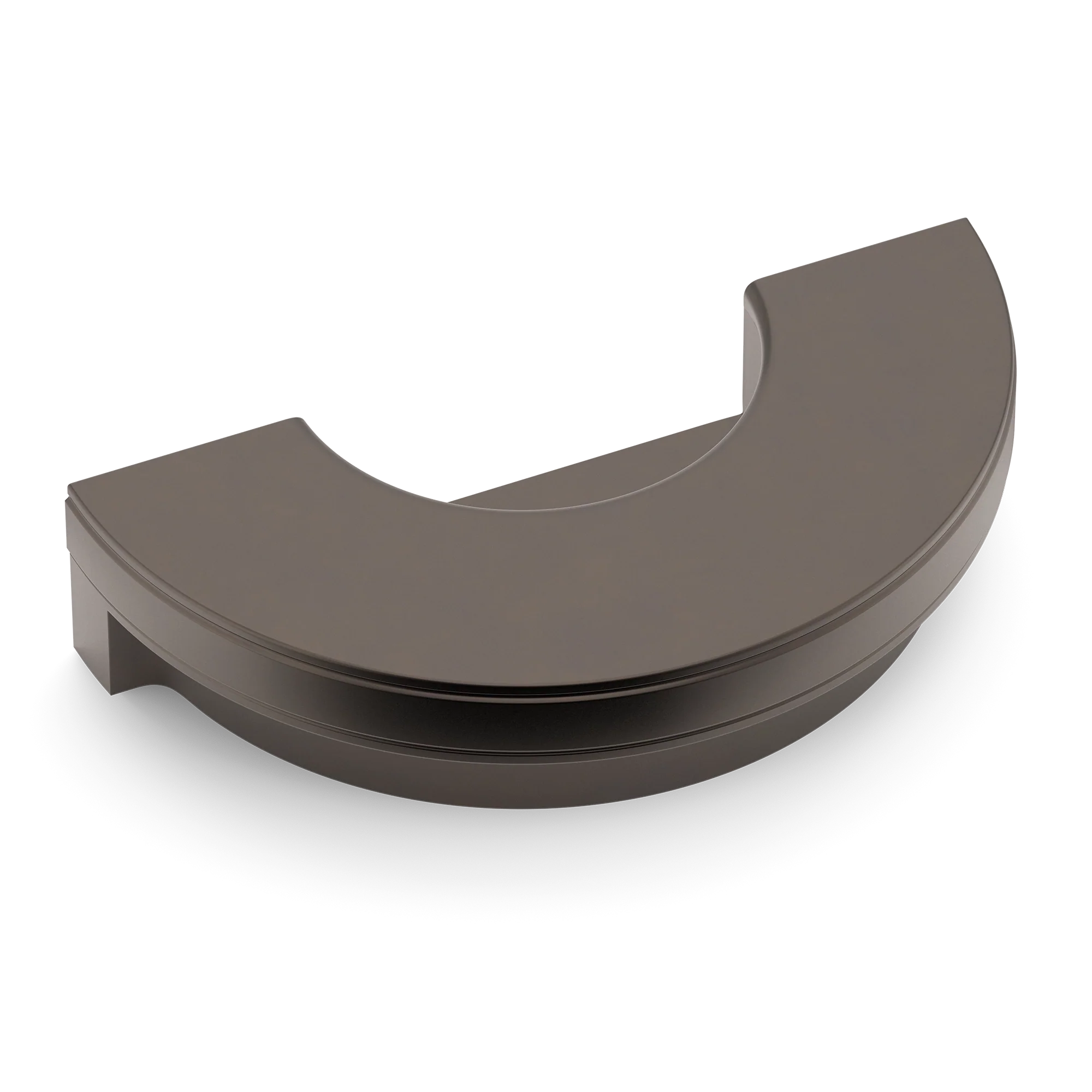 Armac Martin Barwick Plain Recessed Pull in 100mm / Dark Bronze