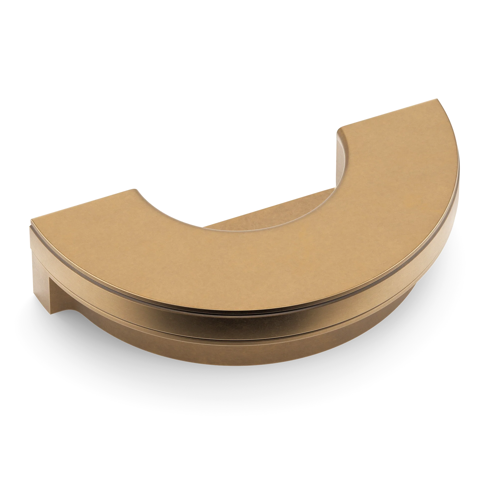 Armac Martin Barwick Plain Recessed Pull in 100mm / Fine English Antique