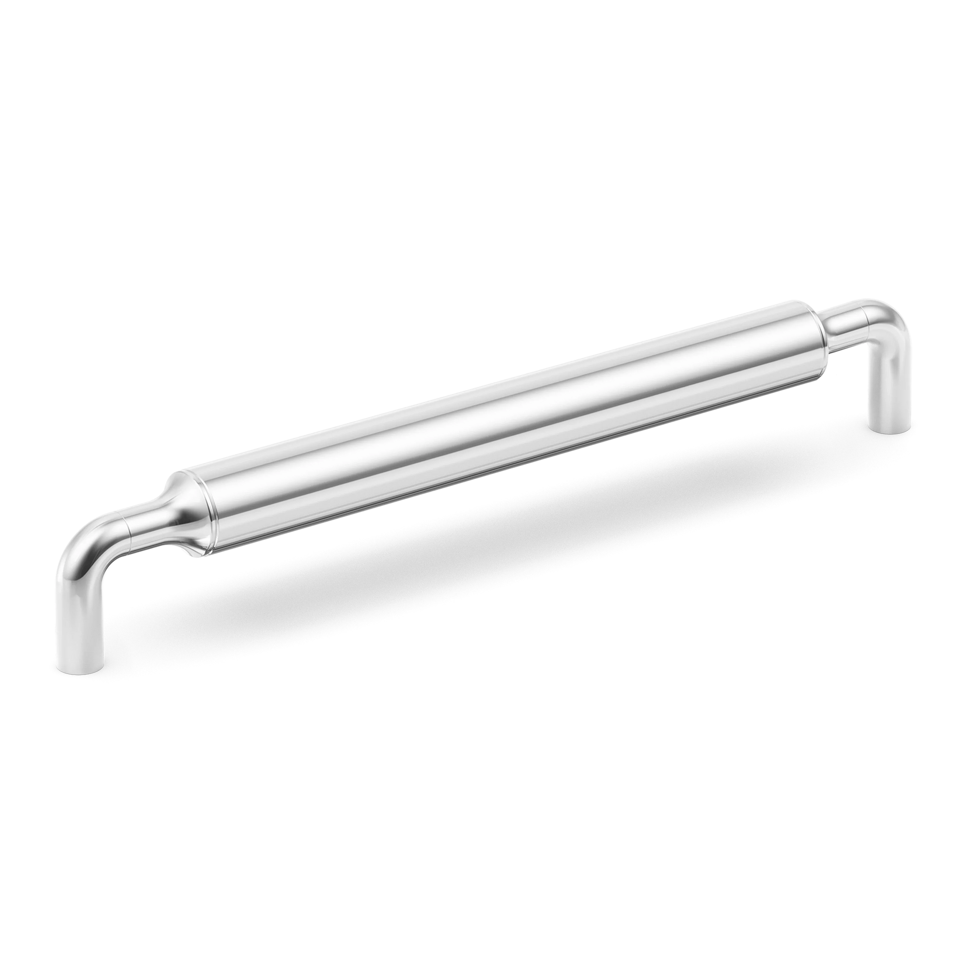 Armac Martin Barwick Slim Plain Cabinet Pull Handle in 96mm / Polished Chrome Plate