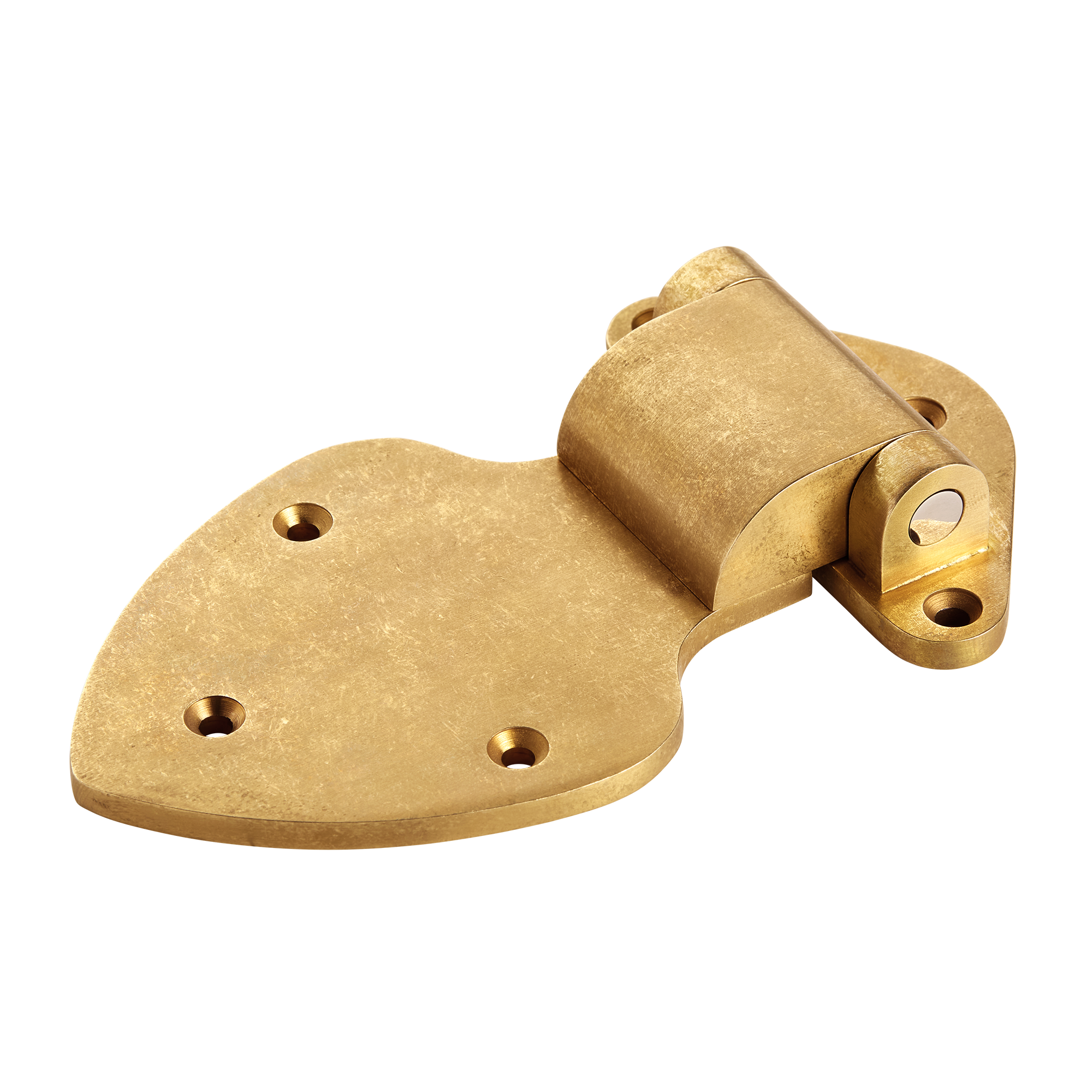 Armac Martin Bakes Flush Hinge in 76mm / Burnished Brass