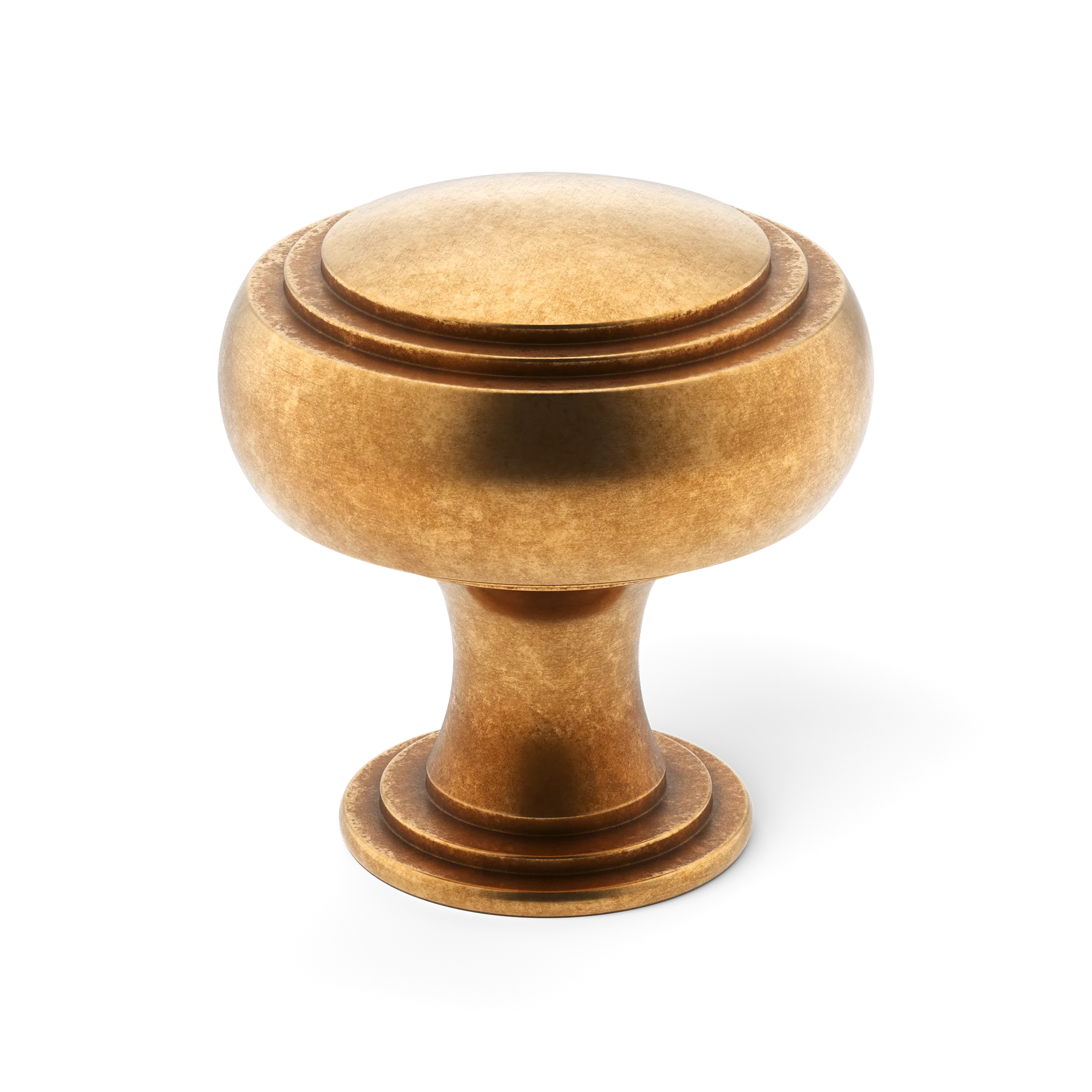 Armac Martin Carlton Cabinet Knob in 25mm / Burnished Brass