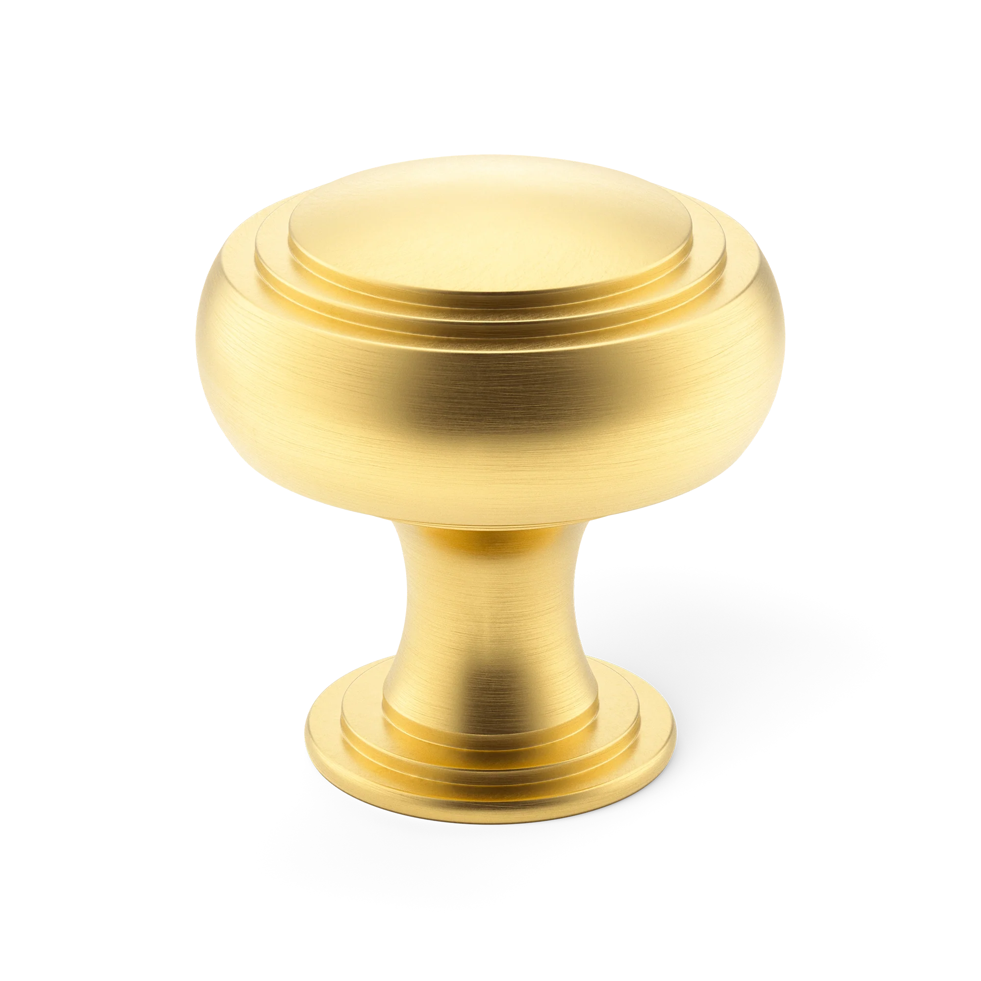 Armac Martin Carlton Cabinet Knob in 25mm / Satin Brass Lacquered