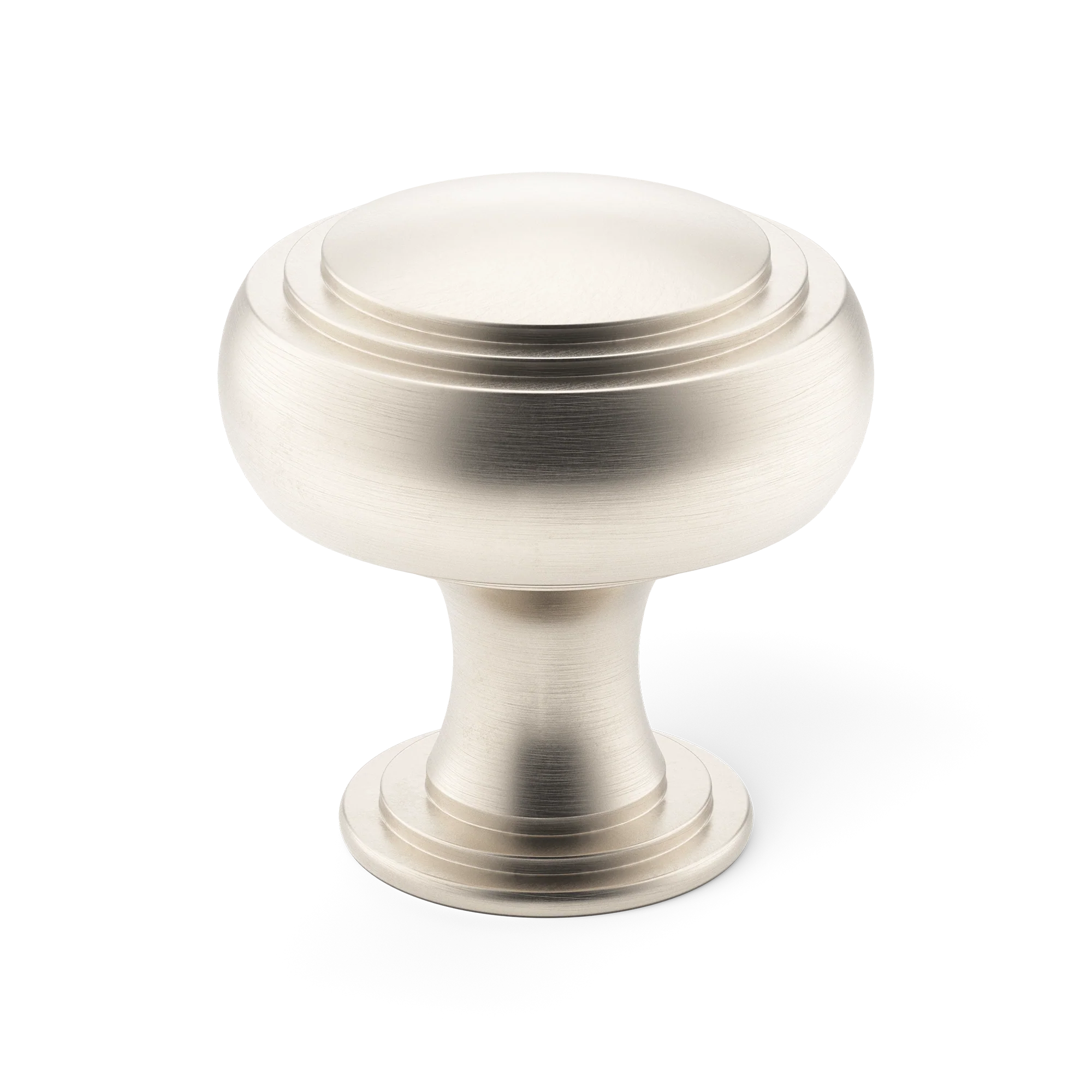 Armac Martin Carlton Cabinet Knob in 25mm / Satin Nickel Plate