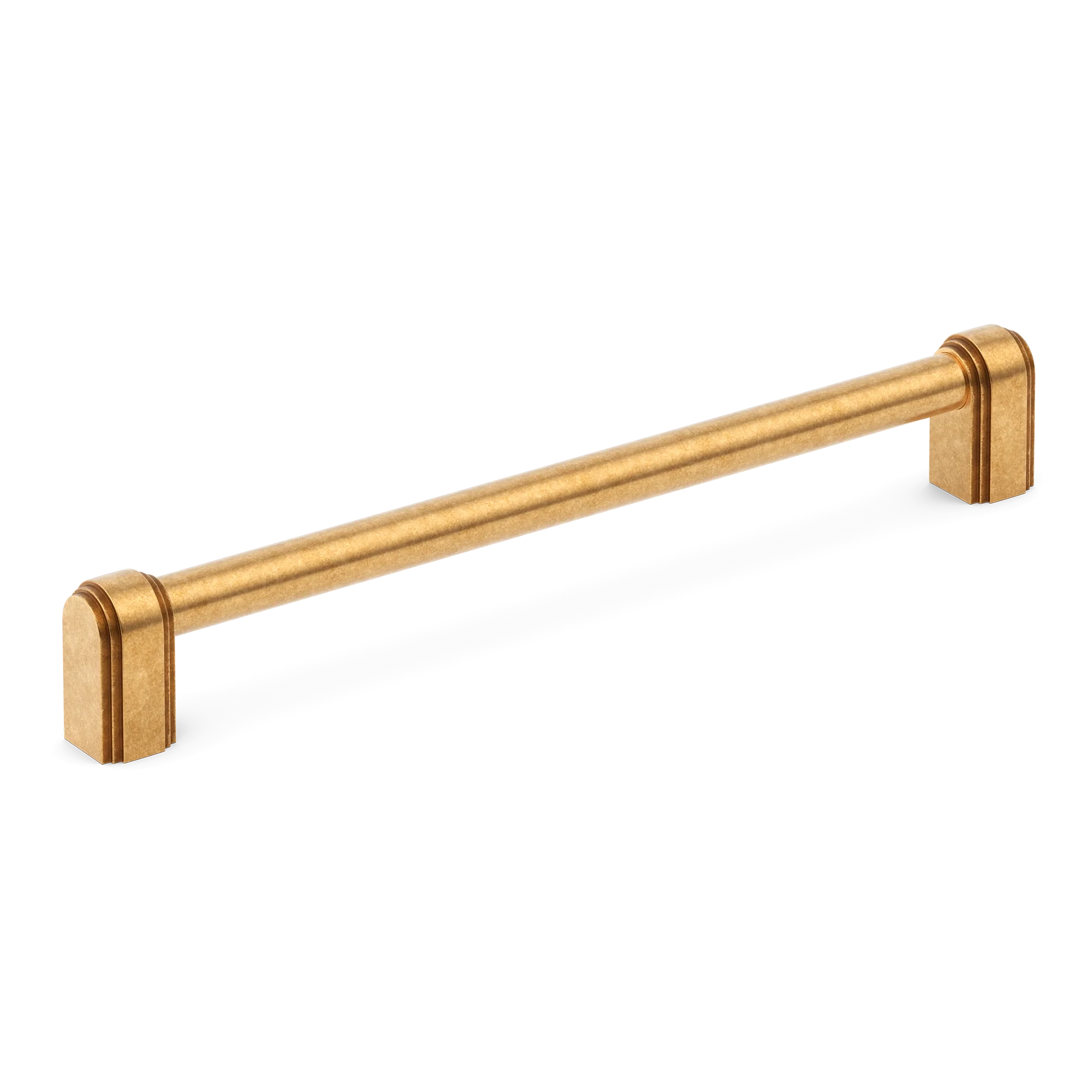 Armac Martin Carlton Cabinet Handle in 96mm / Burnished Brass