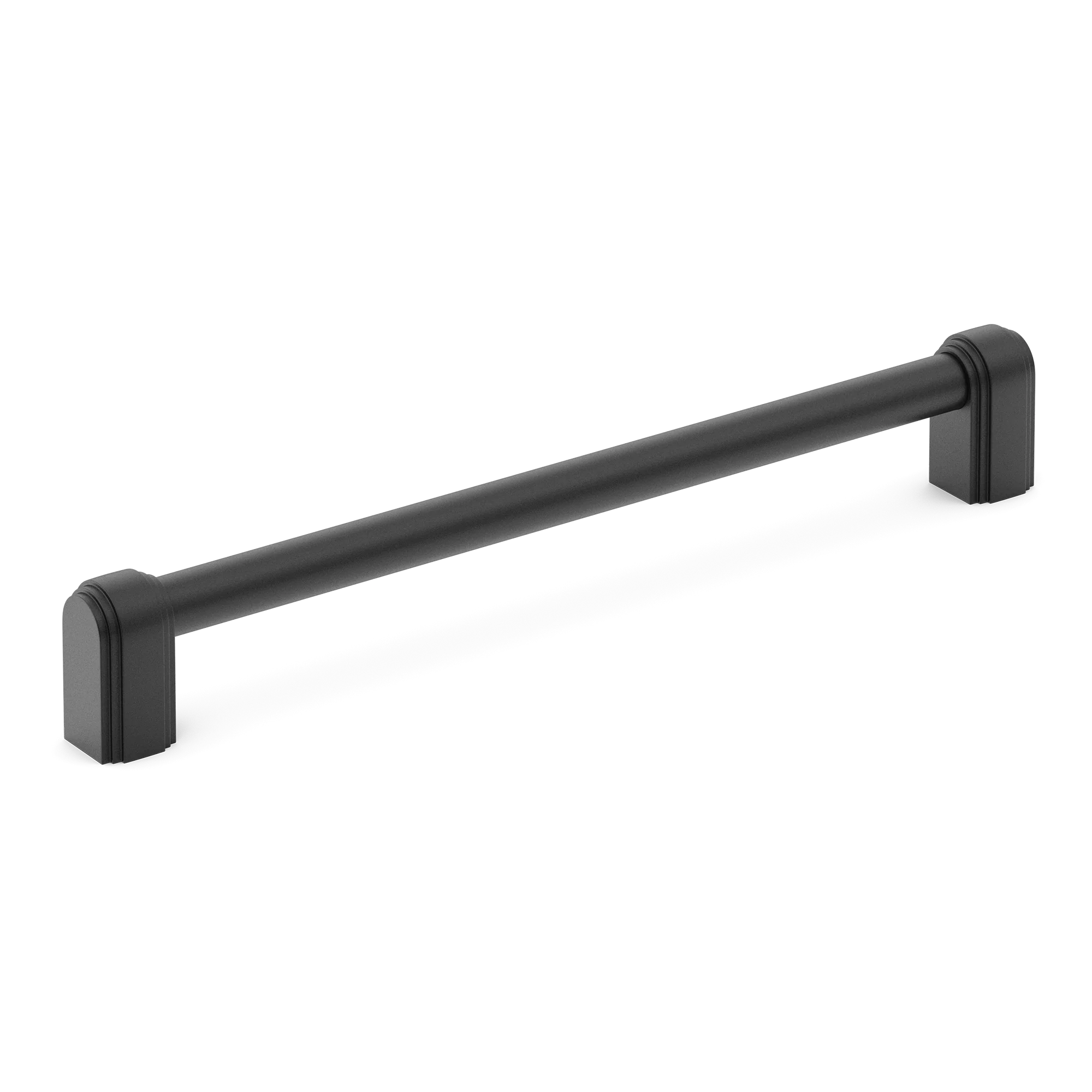Armac Martin Carlton Cabinet Handle in 96mm / Matt Black Lacquered