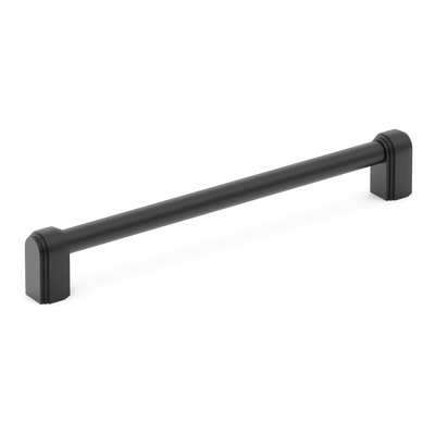 Armac Martin Carlton Cabinet Handle in 96mm / Matt Black Lacquered