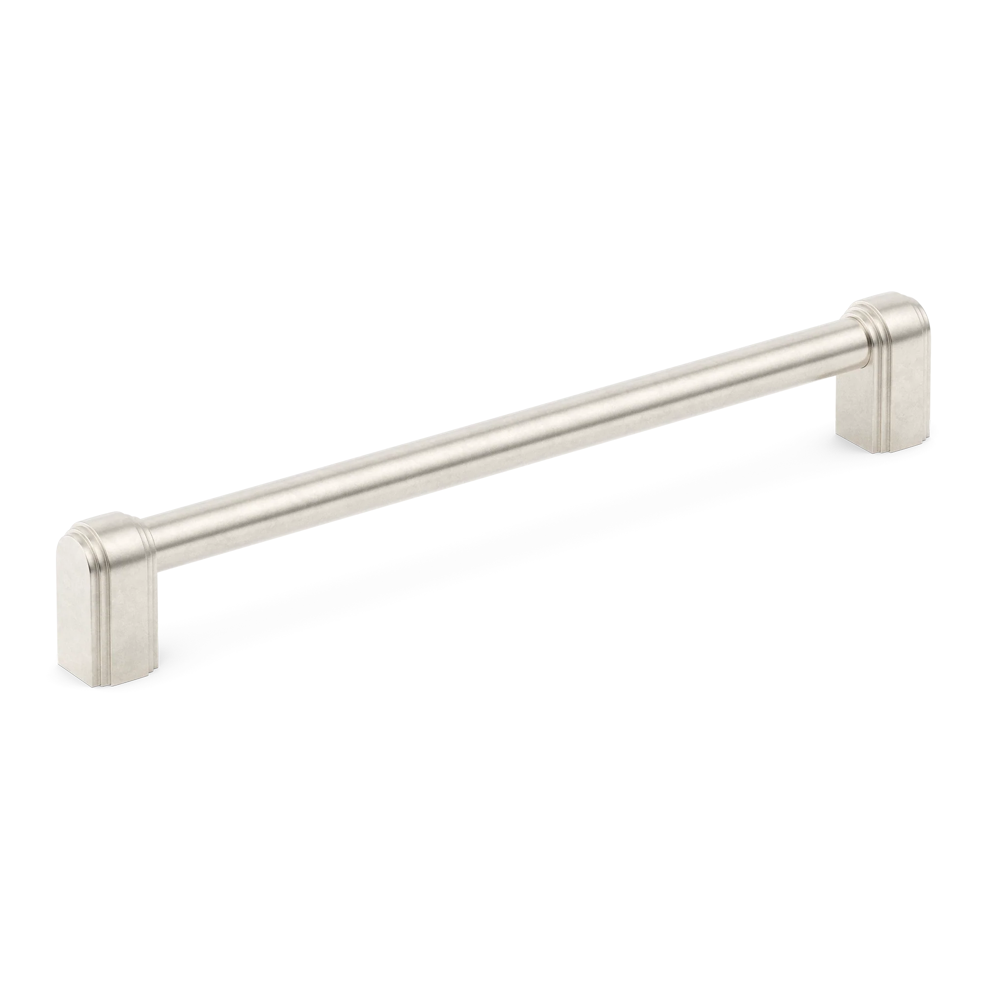 Armac Martin Carlton Cabinet Handle in 96mm / Barrelled Nickel Plate