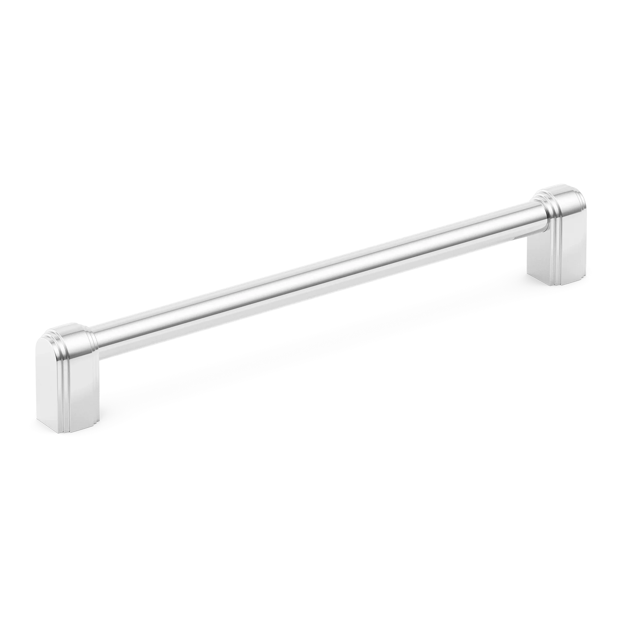 Armac Martin Carlton Cabinet Handle in 96mm / Polished Chrome Plate