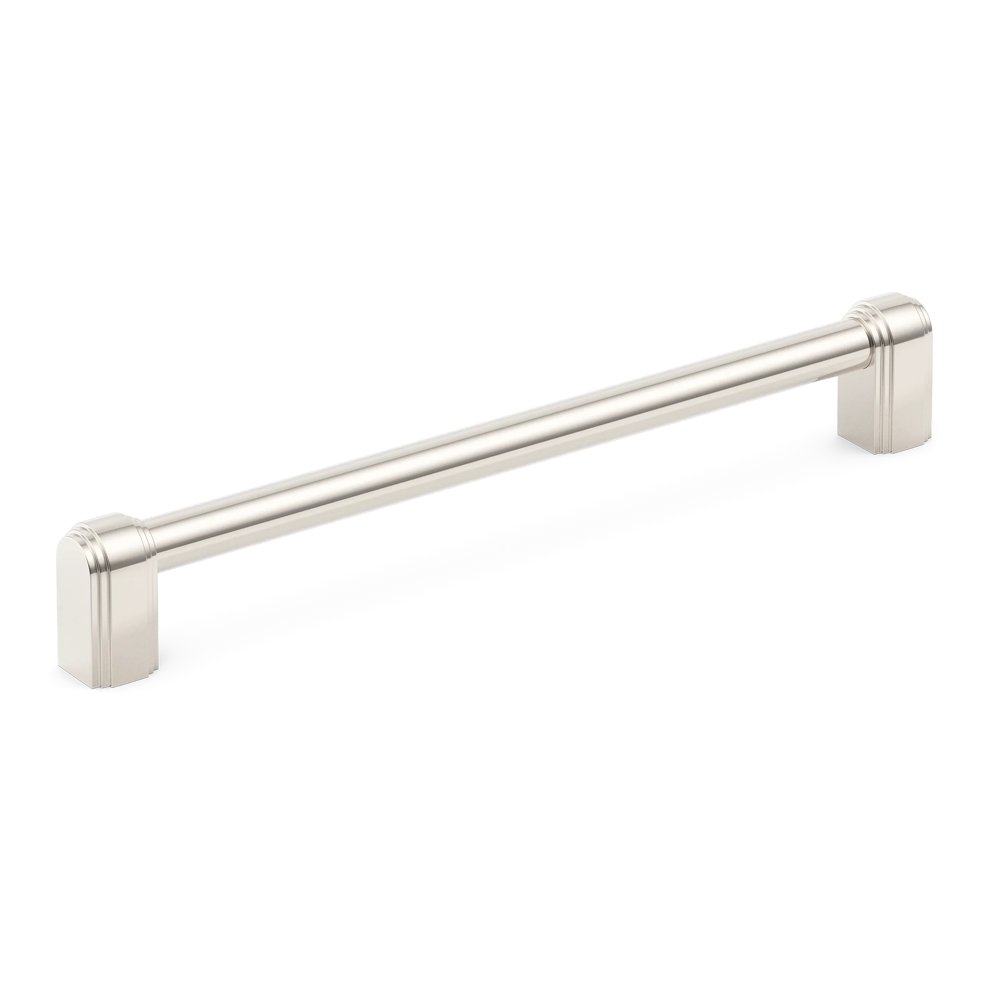 Armac Martin Carlton Cabinet Handle in 96mm / Polished Nickel Plate