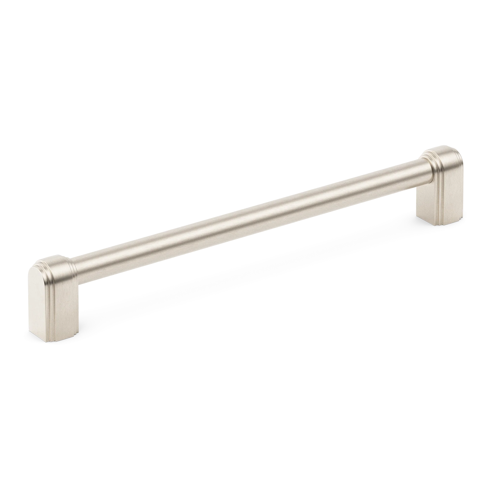 Armac Martin Carlton Cabinet Handle in 96mm / Satin Nickel Plate