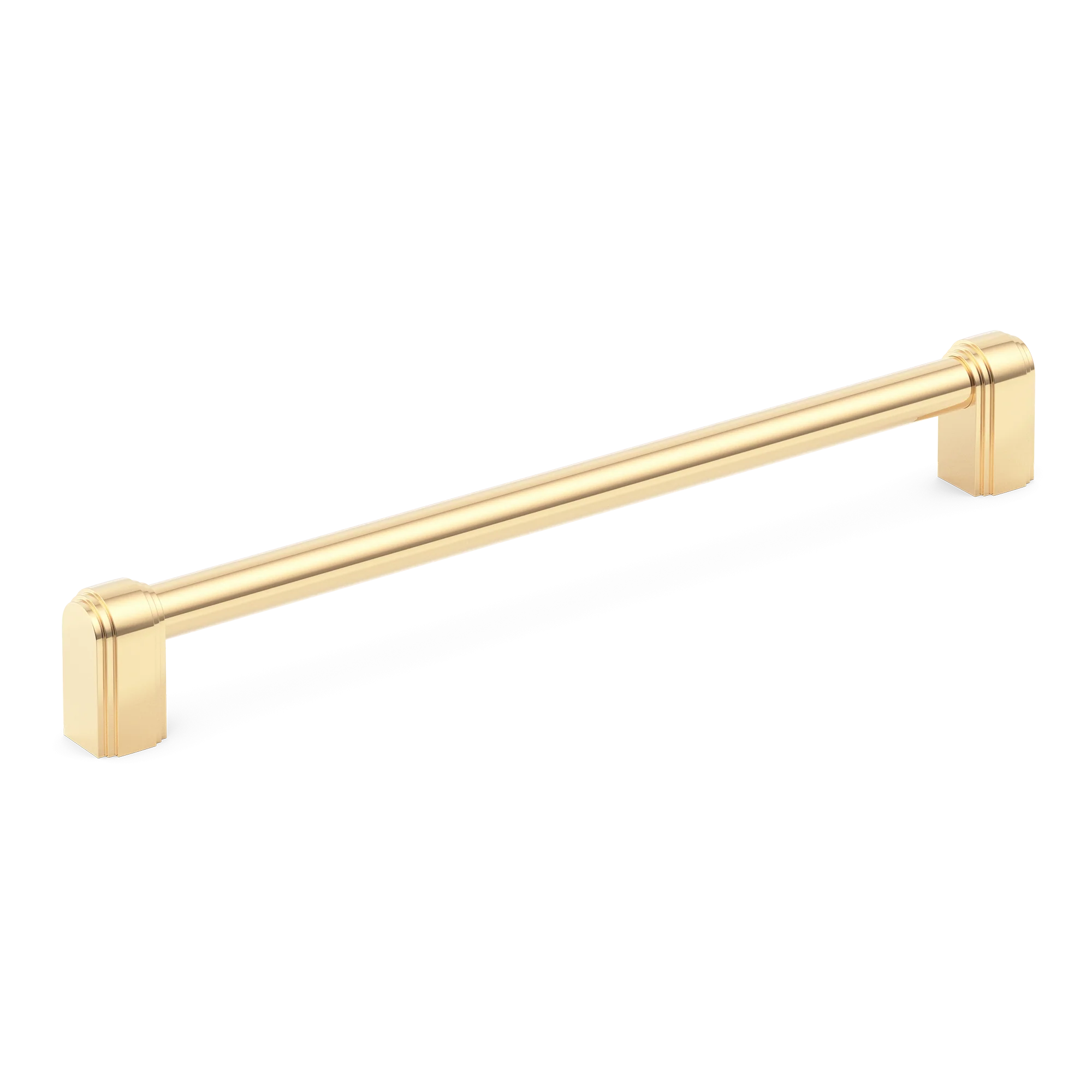 Armac Martin Carlton Appliance Pull in 368mm / Polished Brass Unlacquered