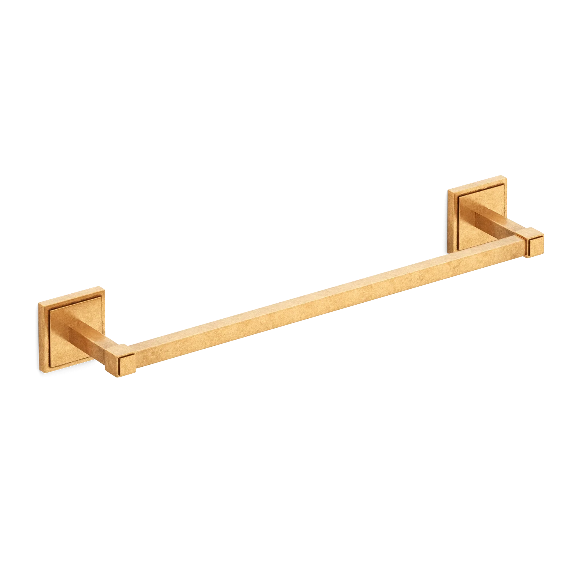 Armac Martin Claremont Bath Towel Rail in 450mm / Burnished Brass