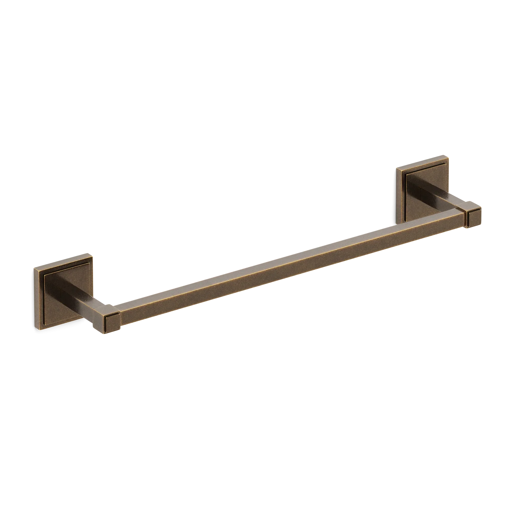 Armac Martin Claremont Bath Towel Rail in 450mm / Dark Aged Brass