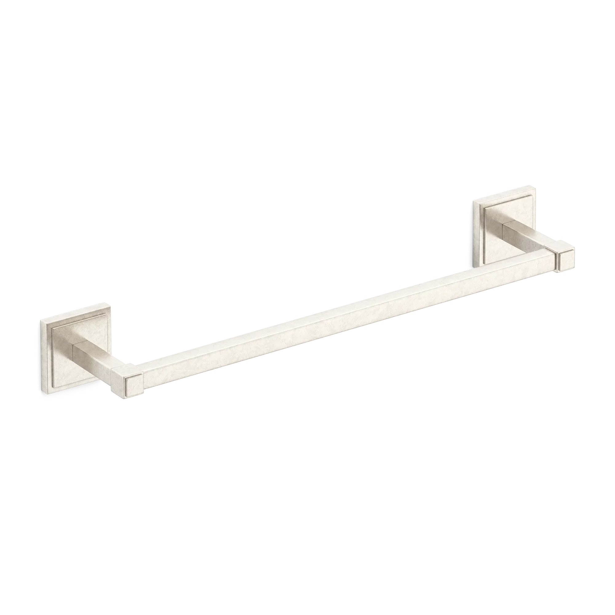 Armac Martin Claremont Bath Towel Rail in 450mm / Barrelled Nickel Plate