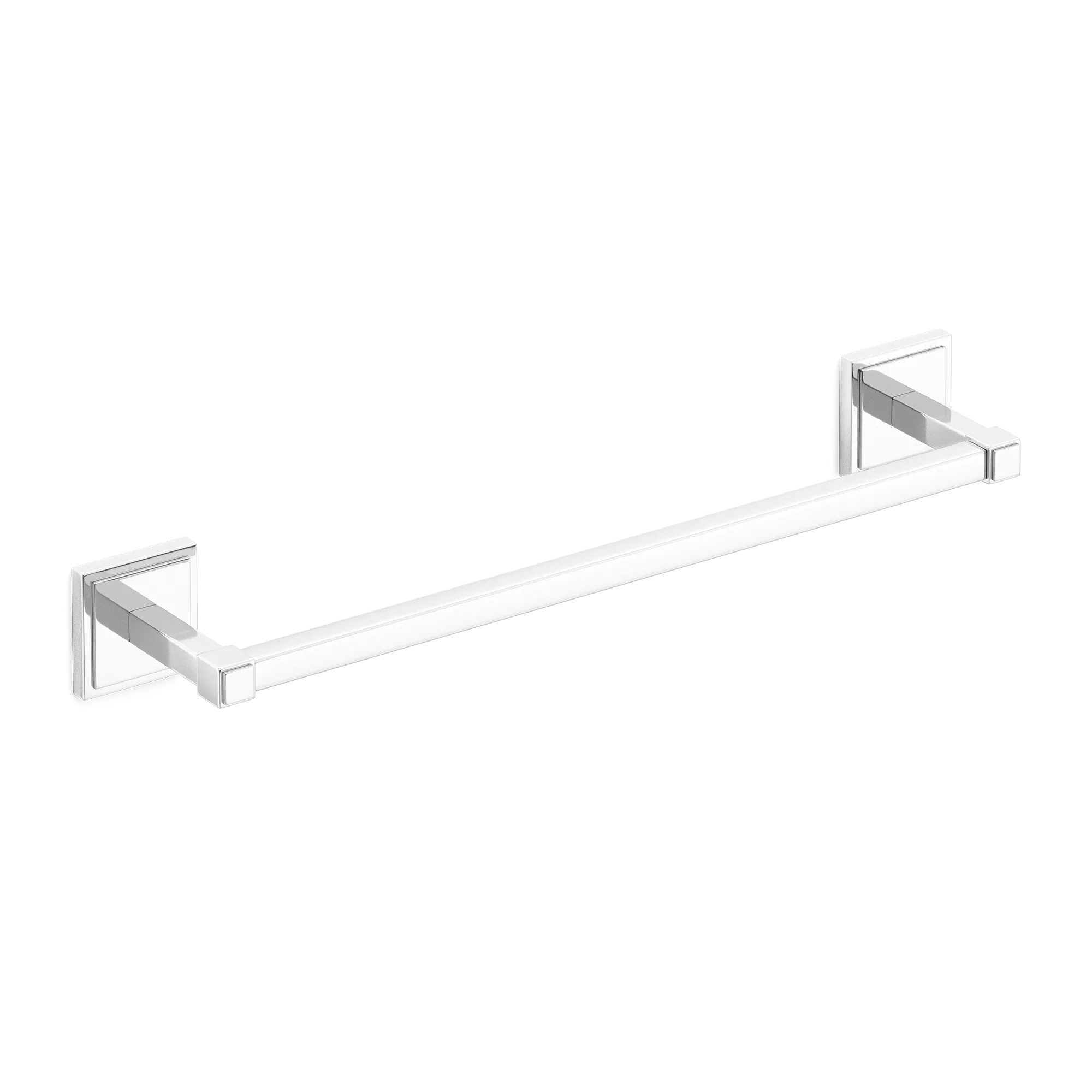 Armac Martin Claremont Bath Towel Rail in 450mm / Polished Chrome Plate