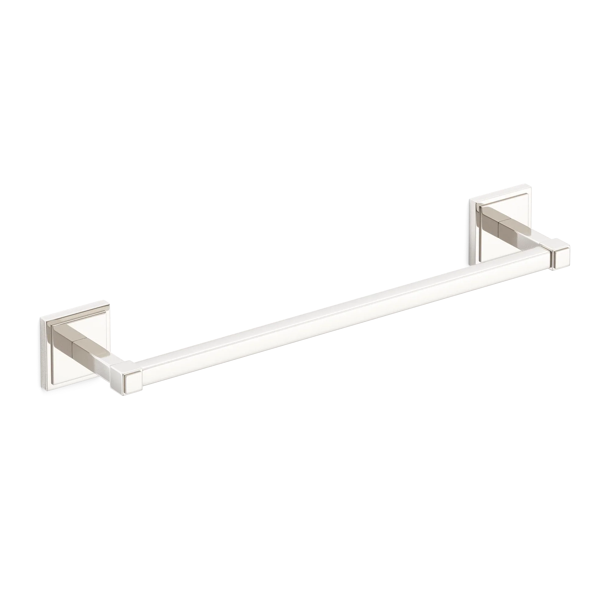 Armac Martin Claremont Bath Towel Rail in 450mm / Polished Nickel Plate