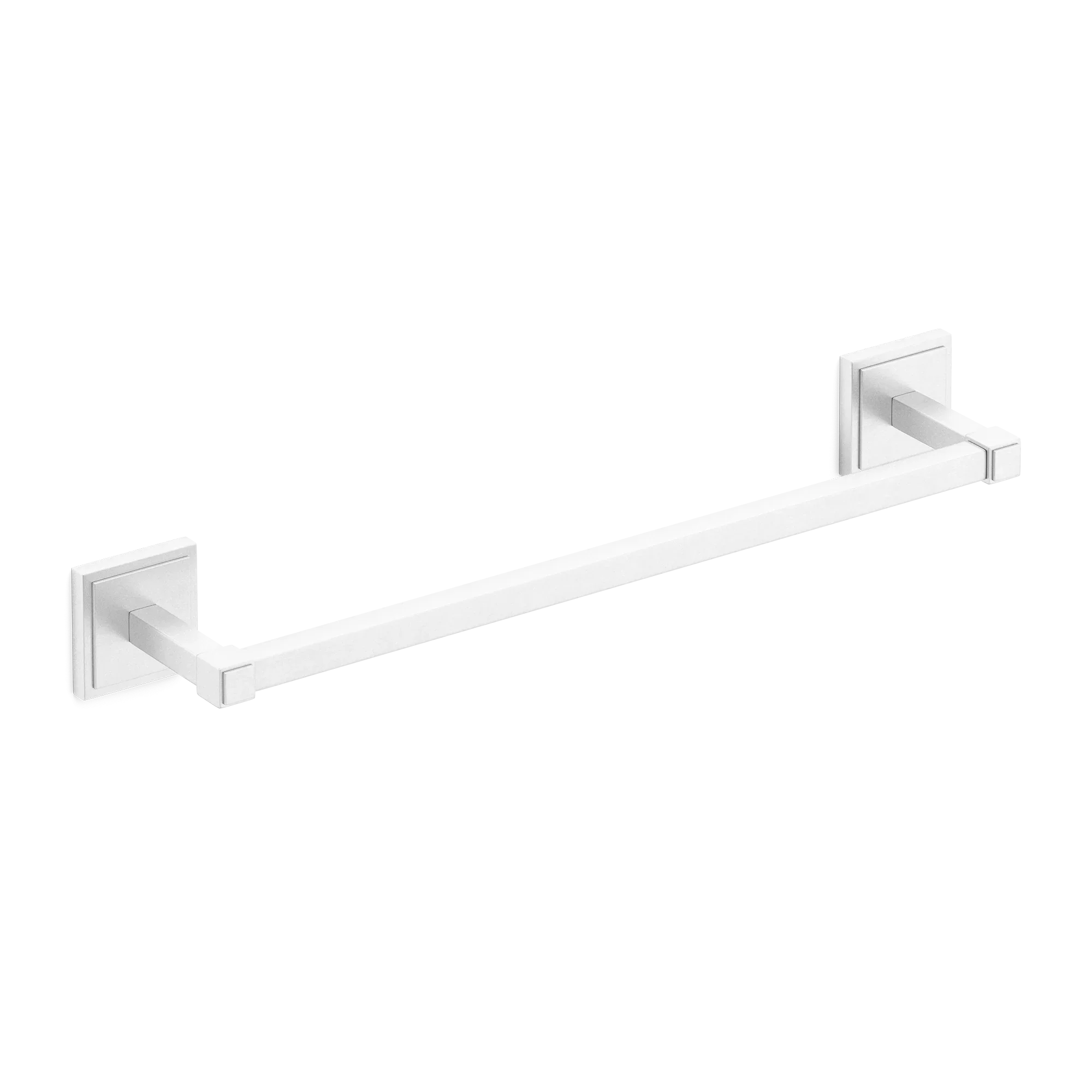 Armac Martin Claremont Bath Towel Rail in 450mm / Satin Chrome Plate