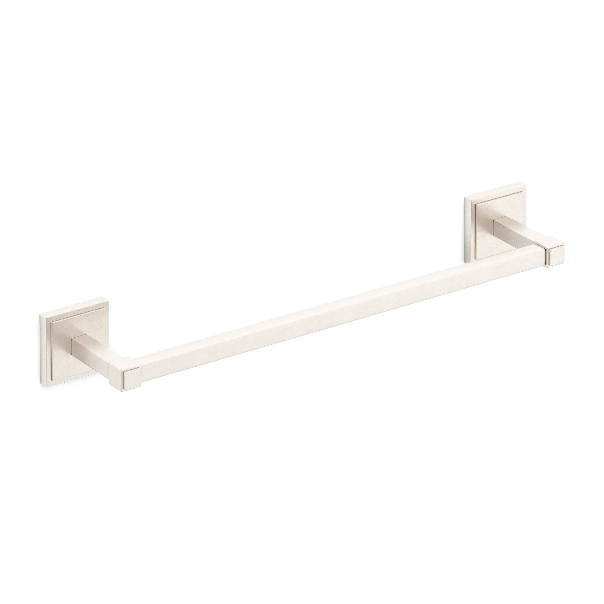 Armac Martin Claremont Bath Towel Rail in 450mm / Satin Nickel Plate