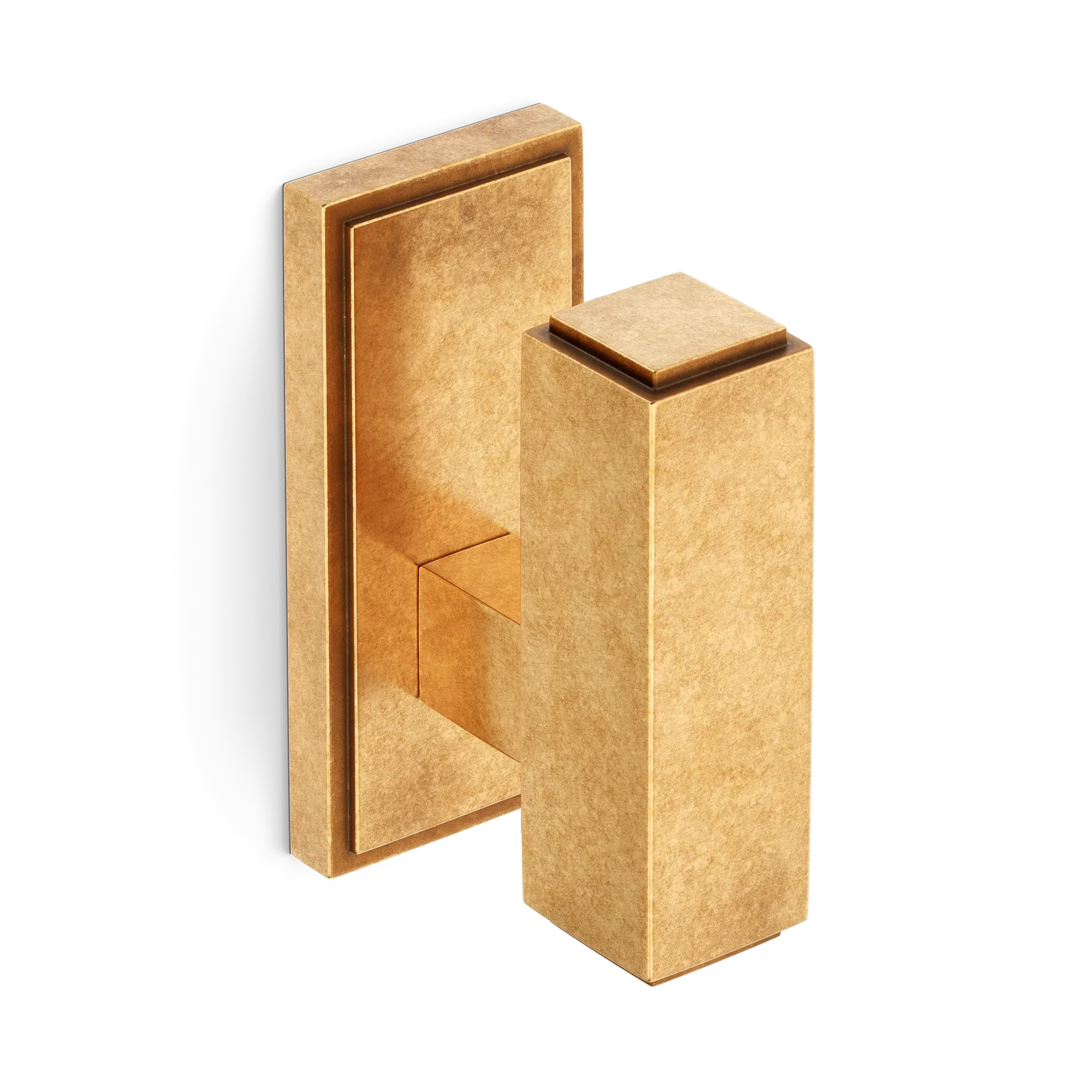 Armac Martin Claremont Wall Hook in 51mm / Burnished Brass