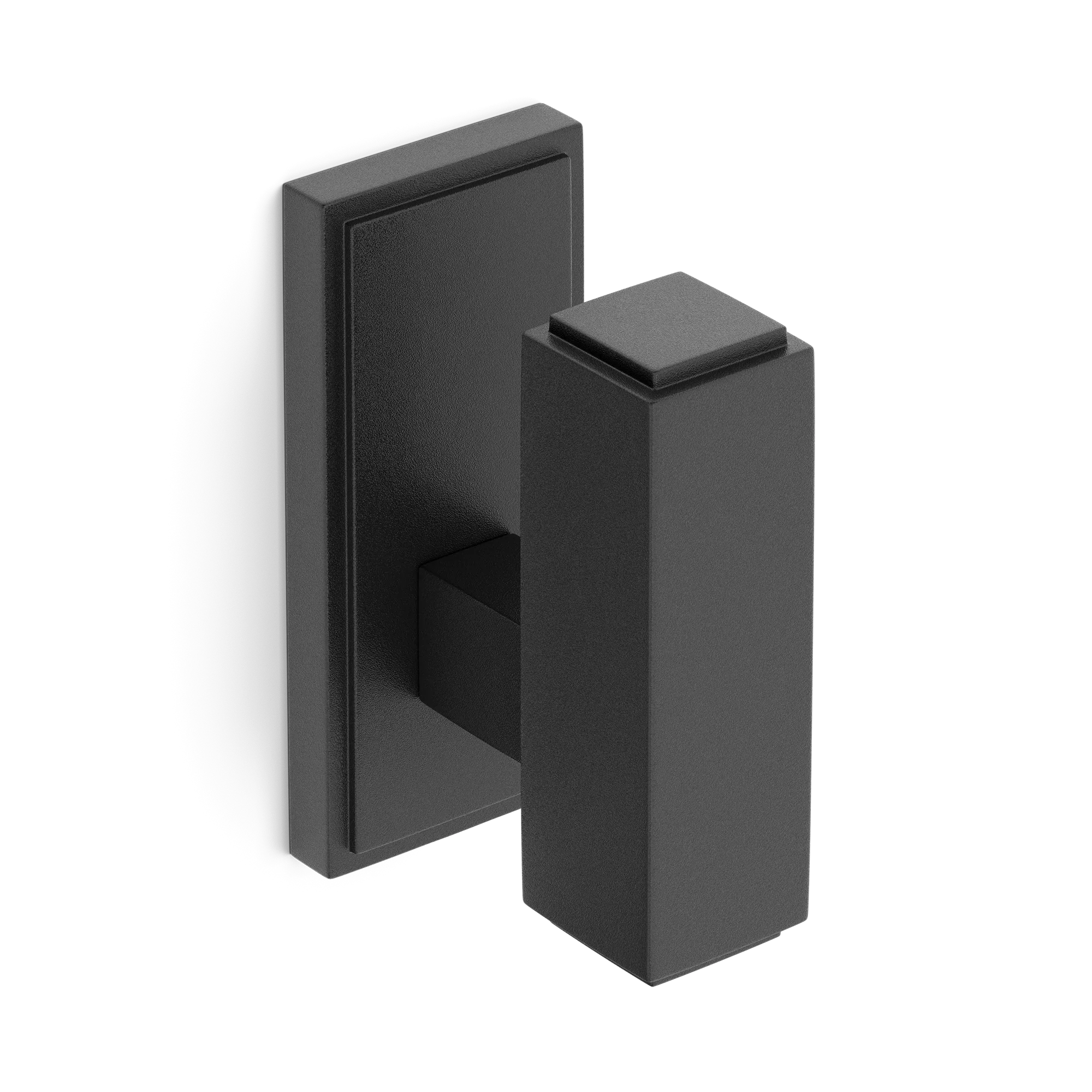 Armac Martin Claremont Wall Hook in 51mm / Matt Black Lacquered
