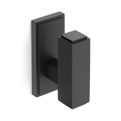 Armac Martin Claremont Wall Hook in 51mm / Matt Black Lacquered