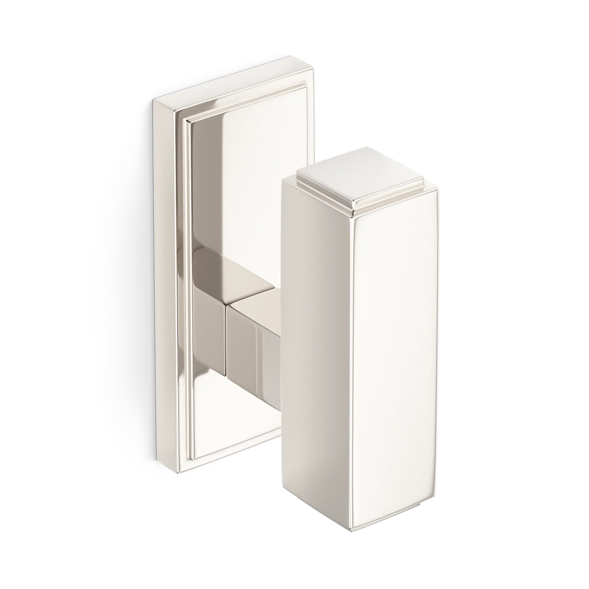 Armac Martin Claremont Wall Hook in 51mm / Polished Nickel Plate