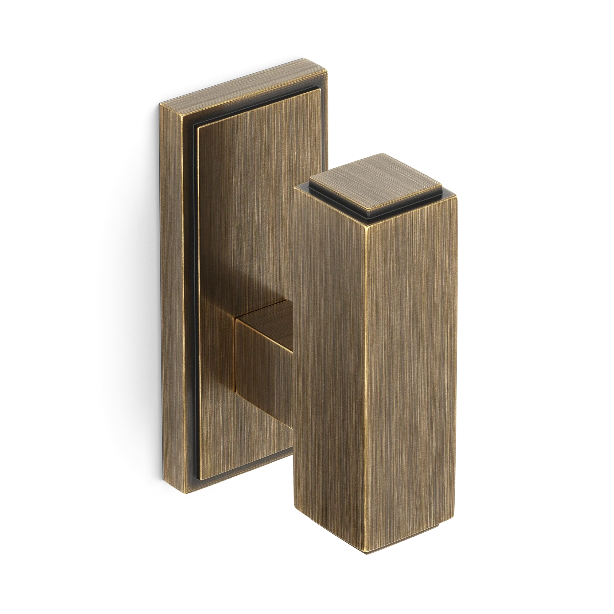 Armac Martin Claremont Wall Hook in 51mm / Satin Antique Satin Lacquered
