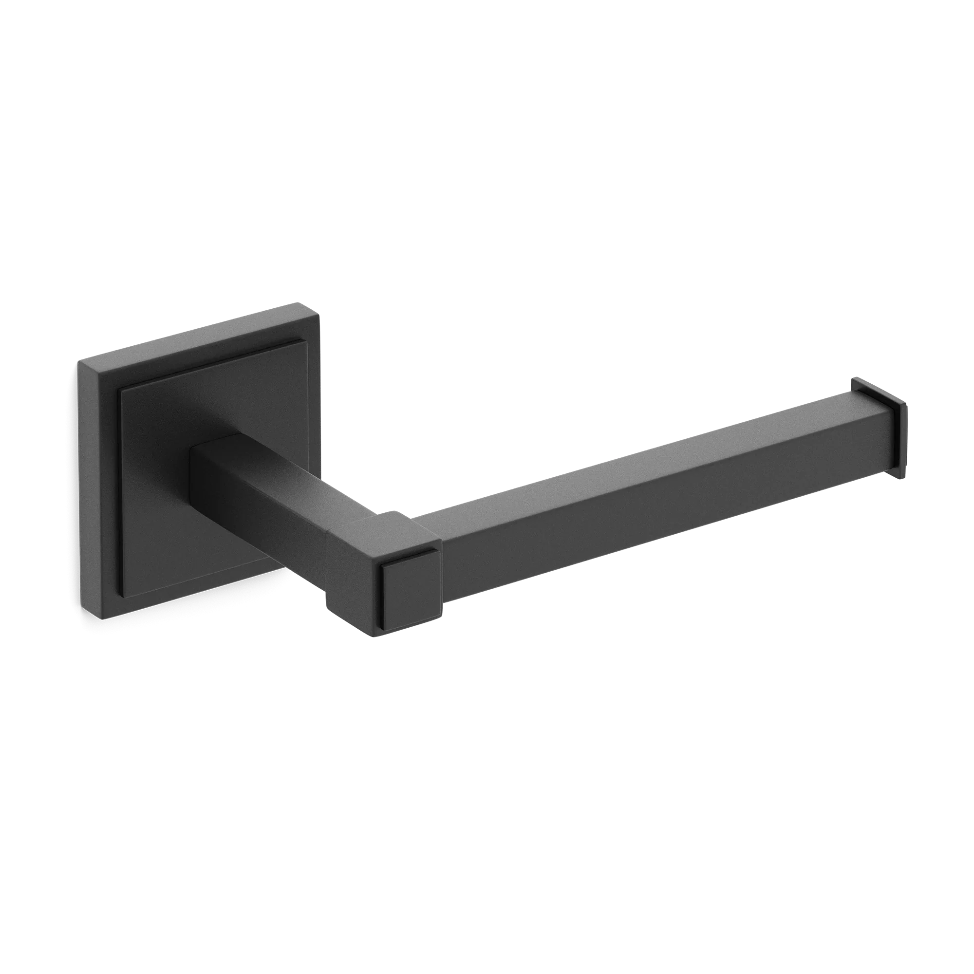 Armac Martin Claremont Toilet Roll Holder in 181mm / Matt Black Lacquered