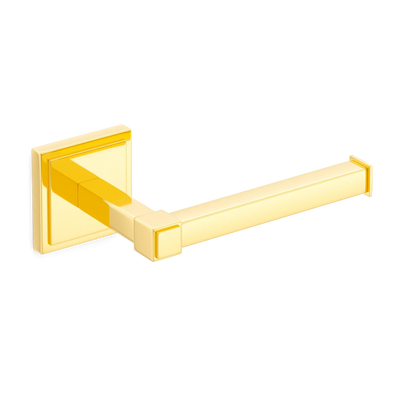 Armac Martin Claremont Toilet Roll Holder in 181mm / Polished Brass Lacquered