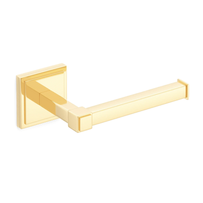 Armac Martin Claremont Toilet Roll Holder in 181mm / Polished Brass Unlacquered
