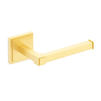Armac Martin Claremont Toilet Roll Holder in 181mm / Satin Brass Lacquered