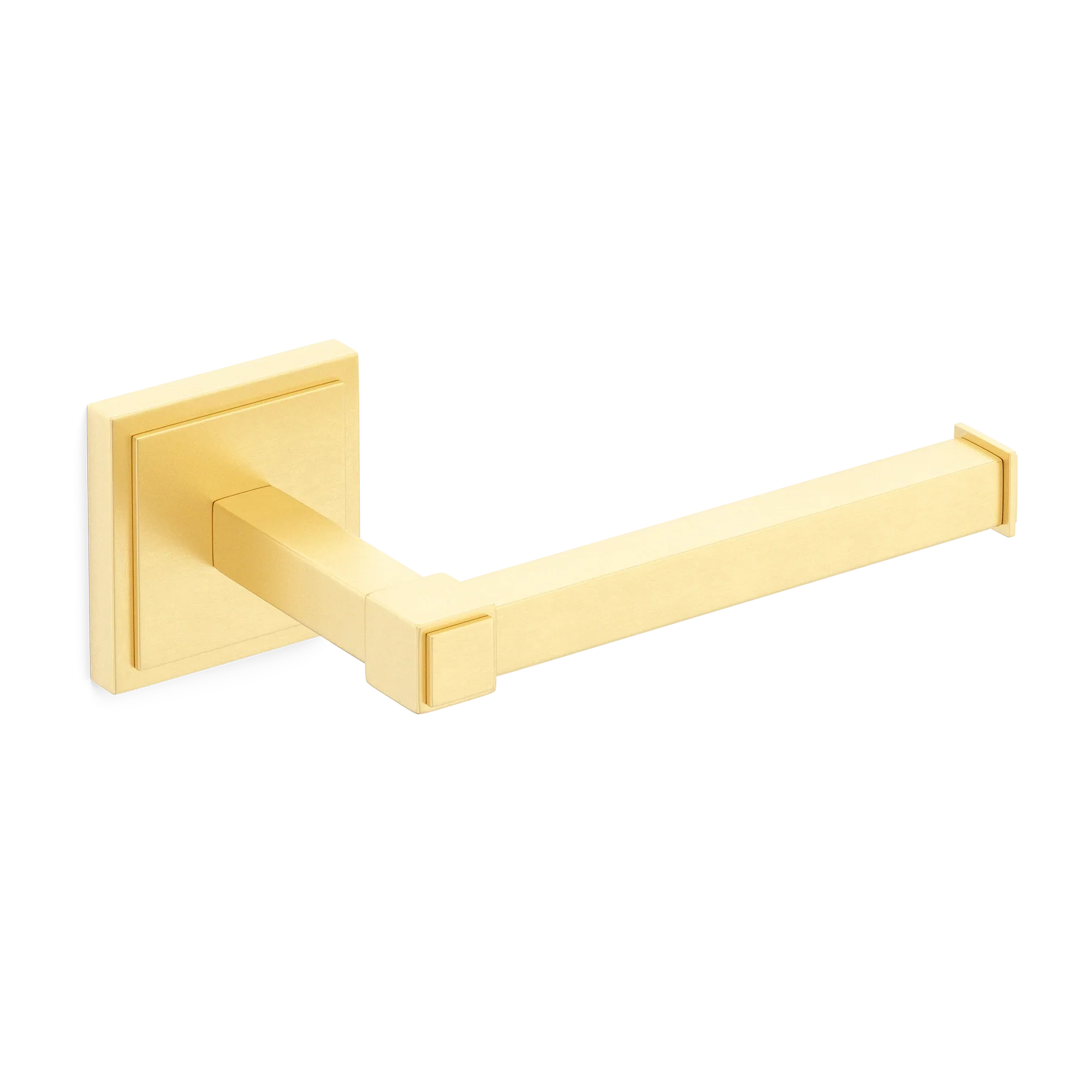 Armac Martin Claremont Toilet Roll Holder in 181mm / Satin Brass Satin Lacquered