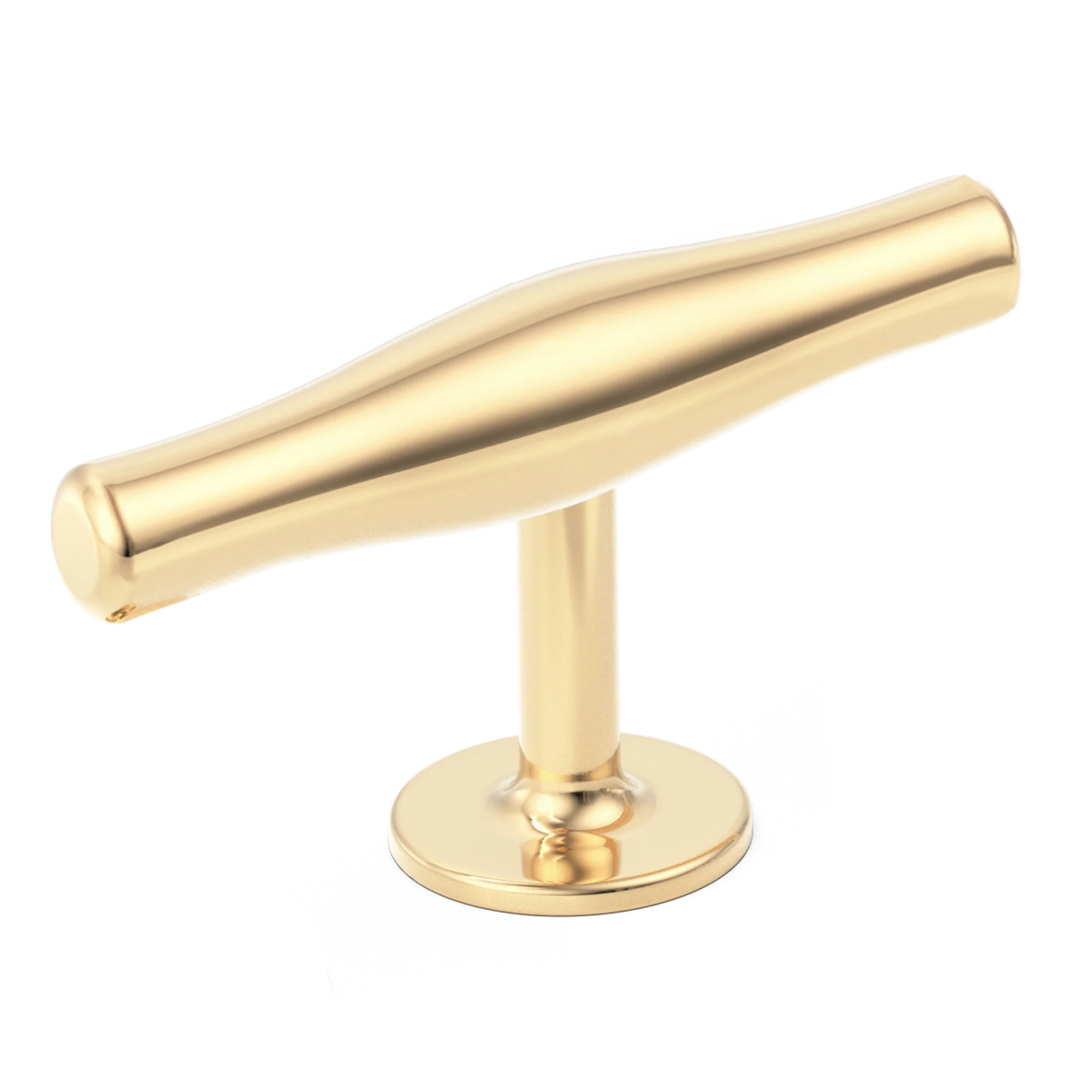 Armac Martin Colmore T-bar Handle in 65mm / Polished Brass Unlacquered
